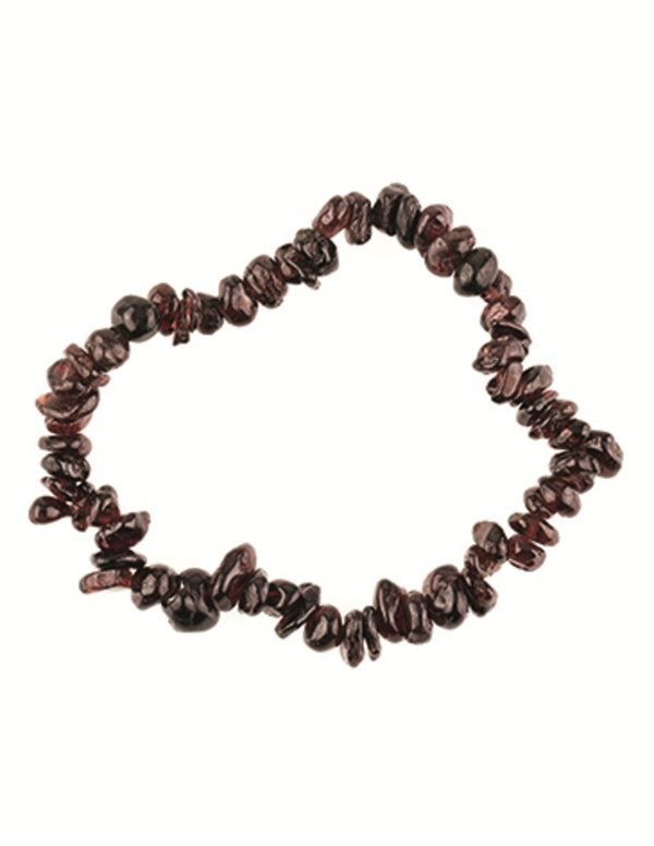 Granat splitarmband, A-kvalitet, 5 till 10 mm