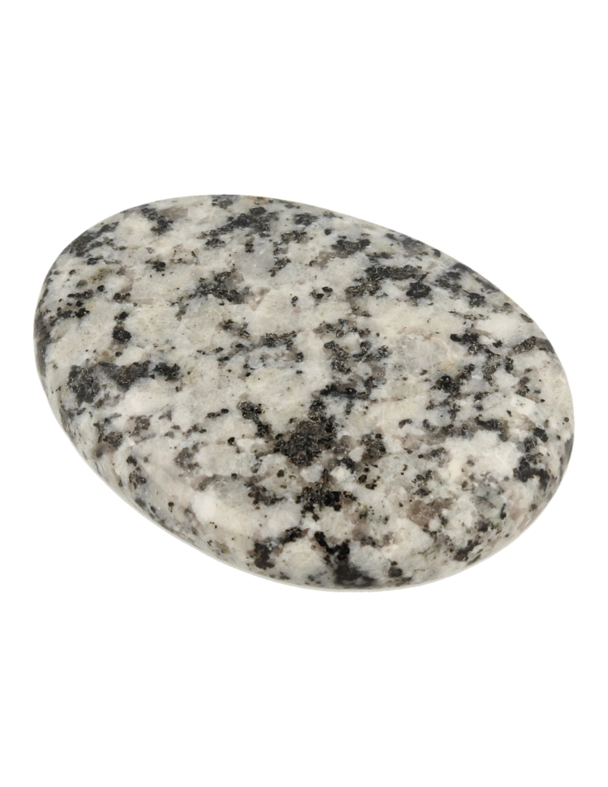 Granit ficksten, polerad, brun och vit, 4 till 6 cm