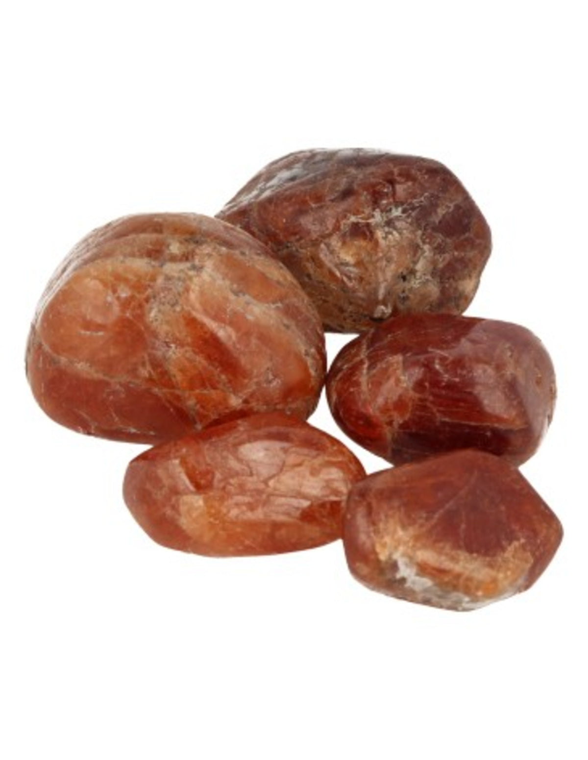 Hessonit trumlade stenar, Afghanistan, 500 g