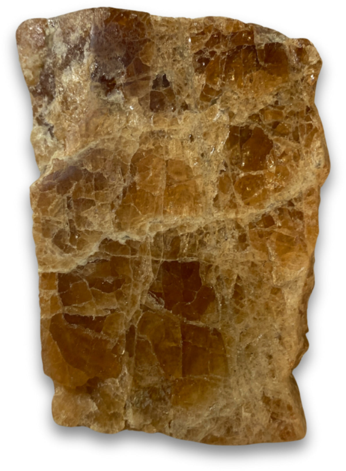 Hessonit skiva, polerad, 7,3 x 5,6 cm, nr 06