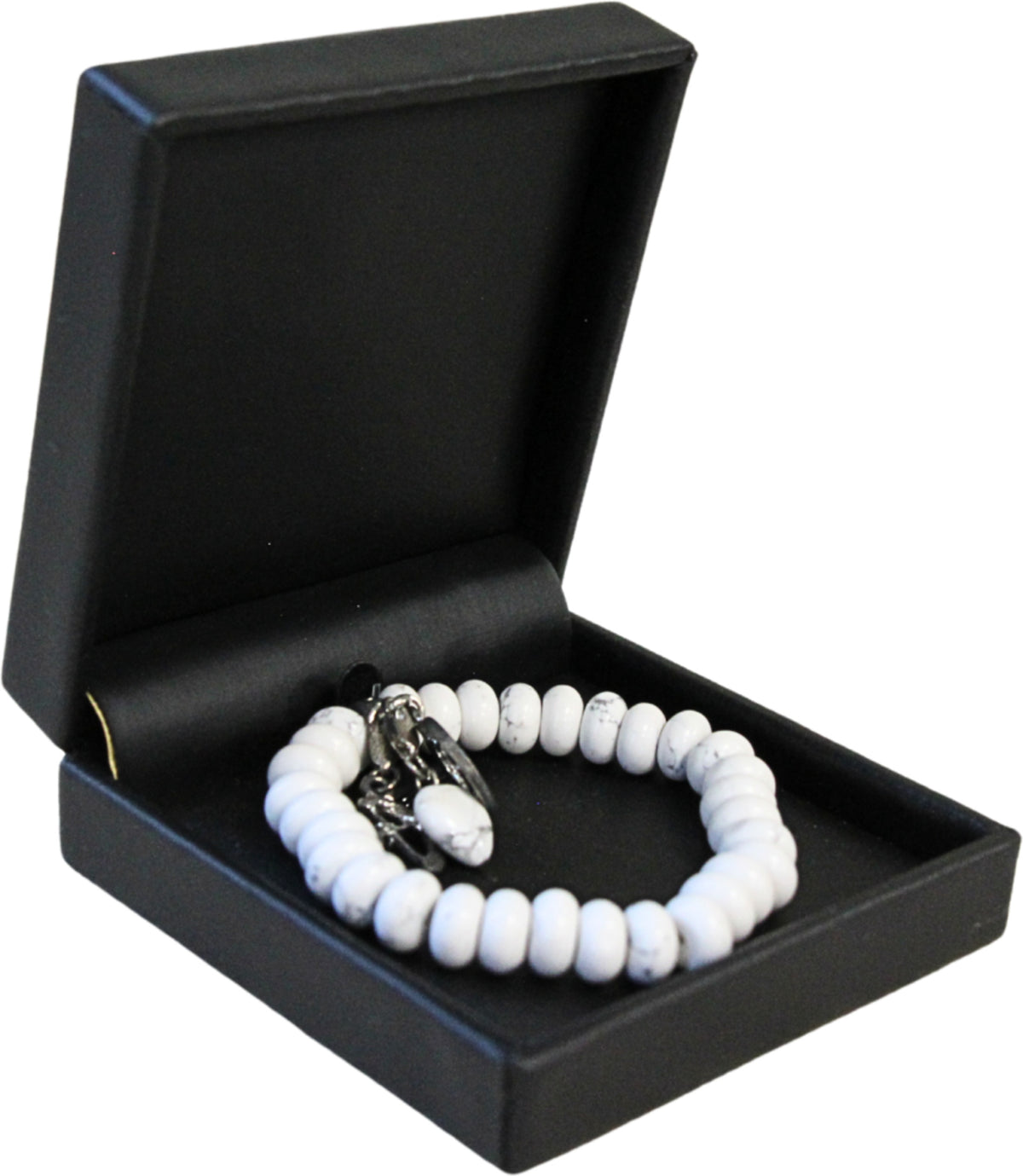 Howlit armband, Ruby Mania nr 5, runda kulor