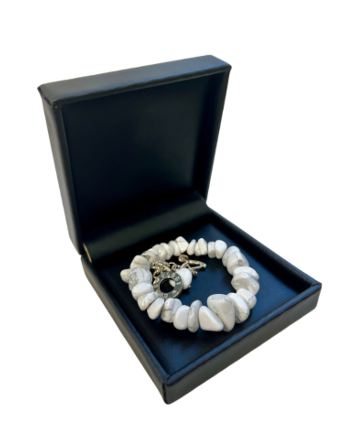 Howlit armband, Ruby Mania nr 6, nuggets