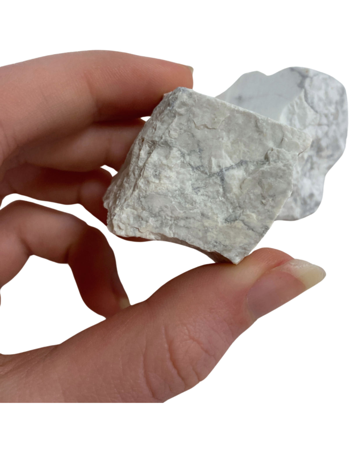 Howlit vit råa bitar, 100 g, 3 till 5 cm