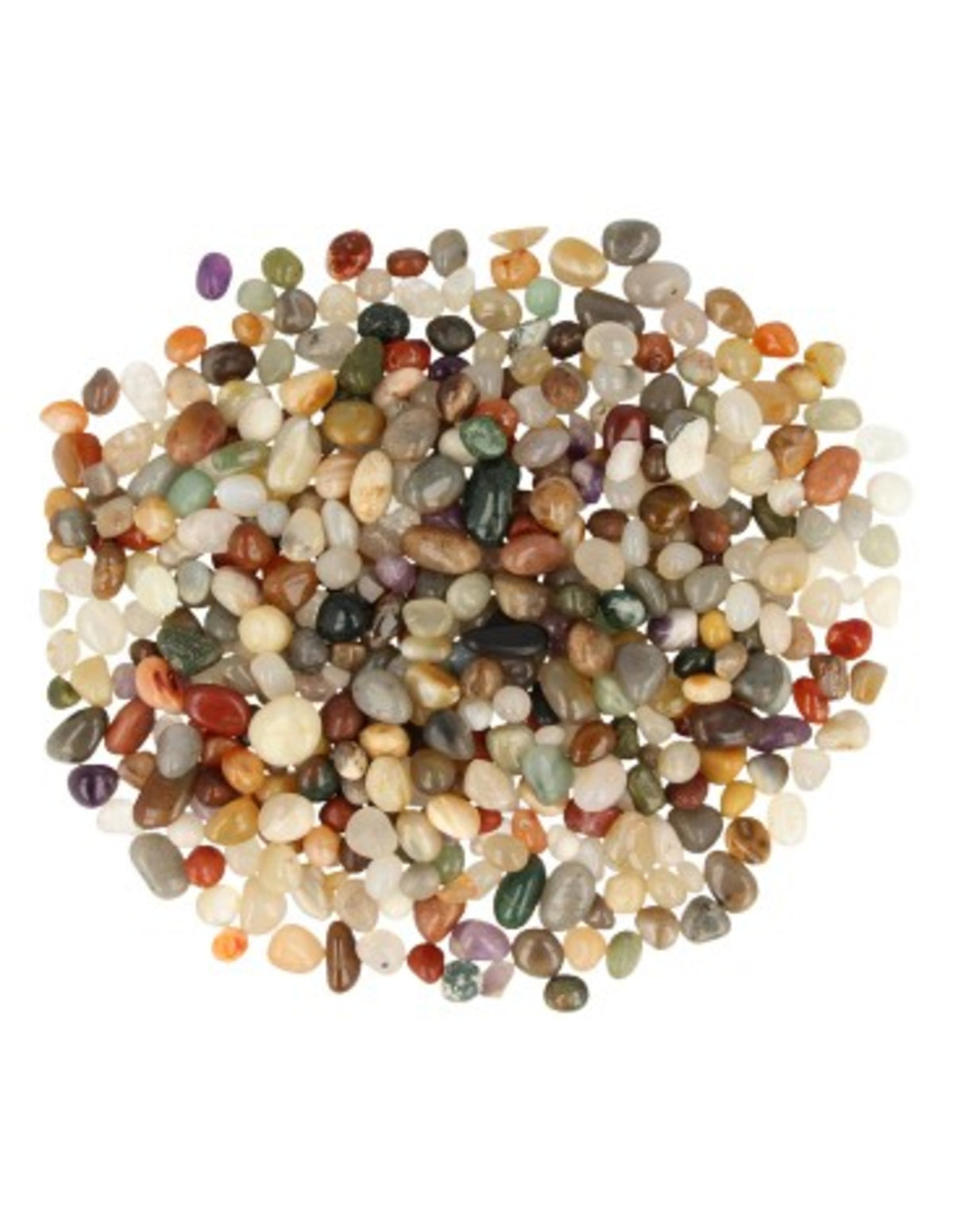 Blandade trumlade stenar, Indien mix, 100 g, 1 till 2 cm