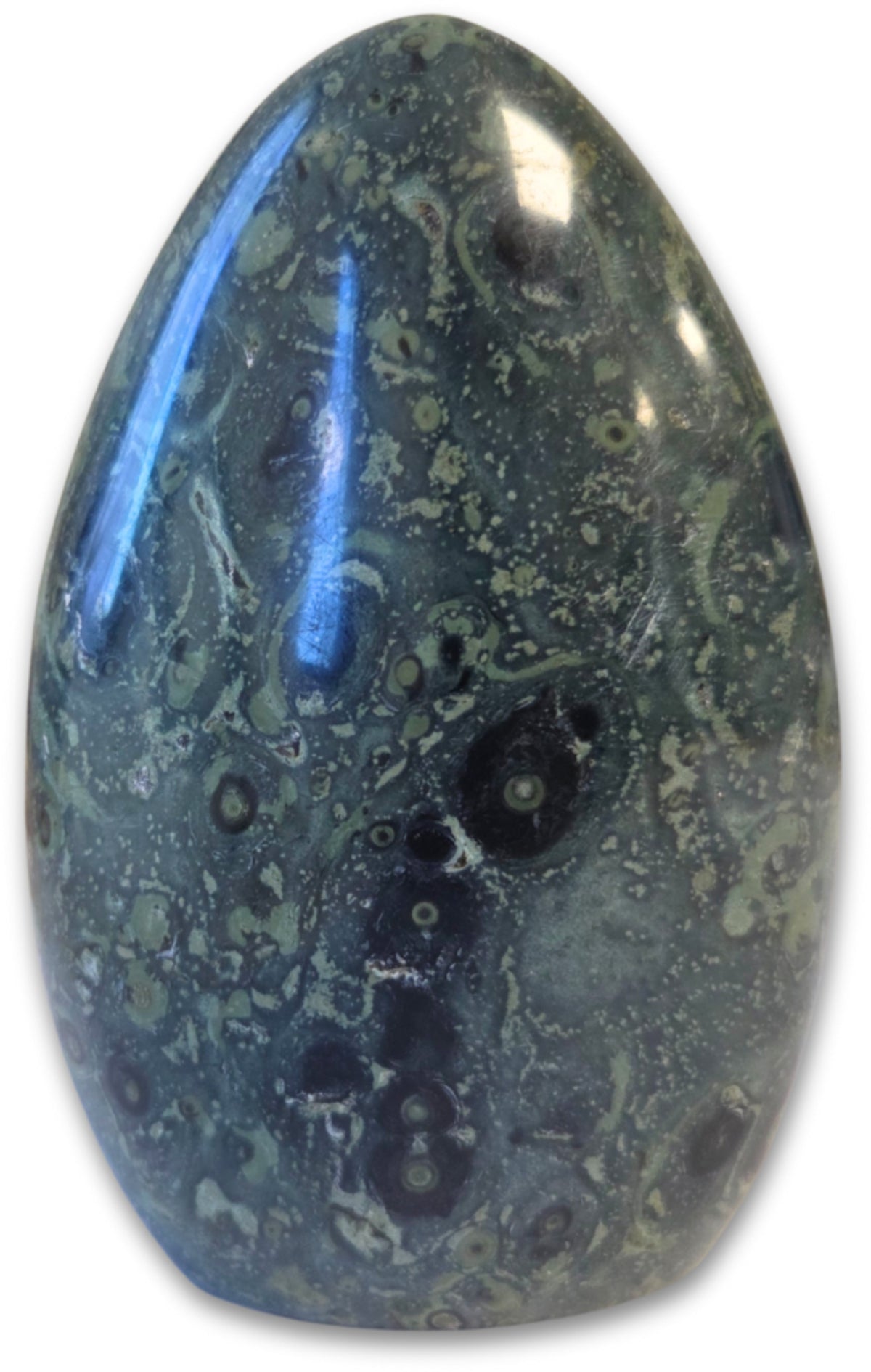 Kambaba jaspis skulptur, 12,5 cm, nr 12