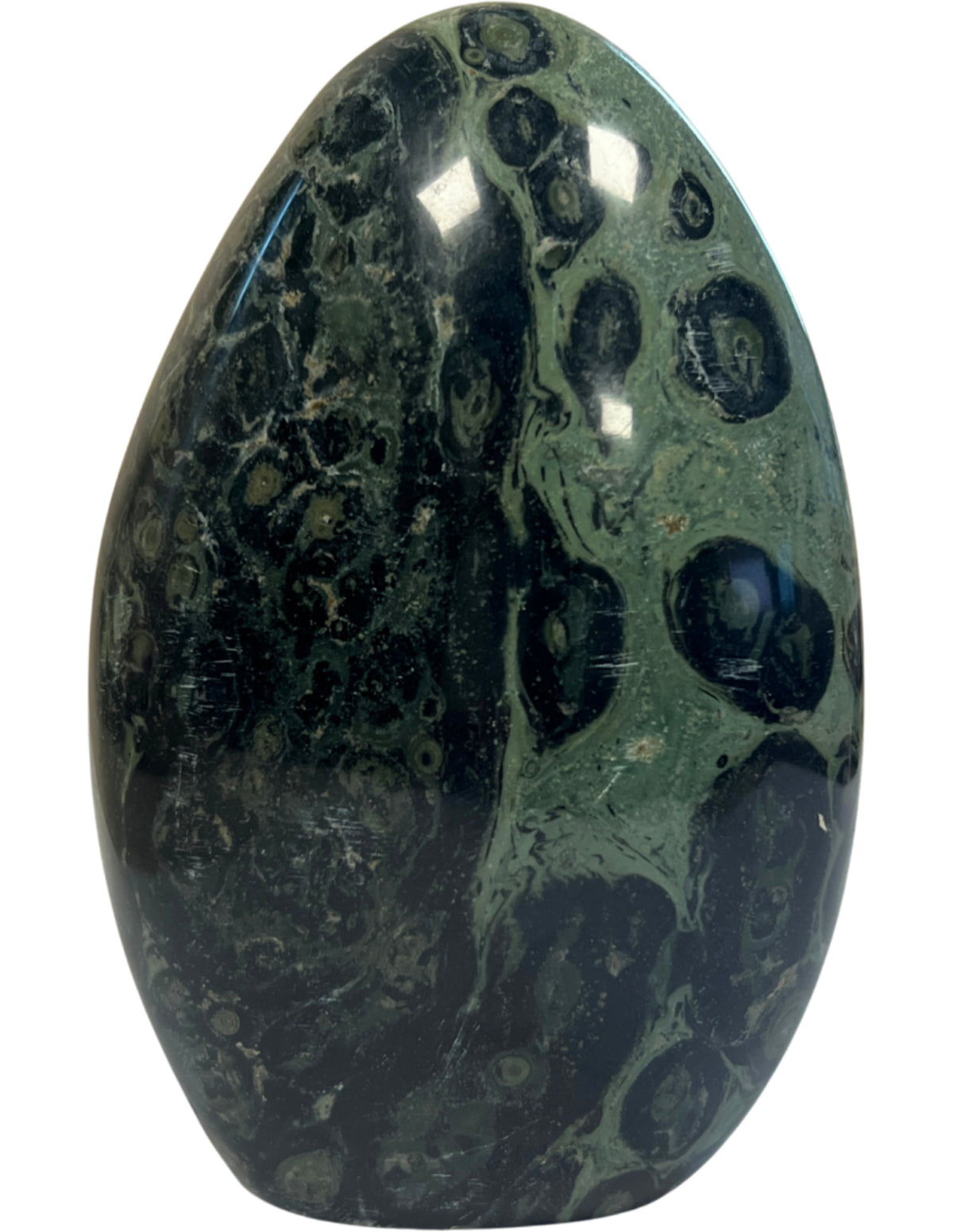 Kambaba jaspis skulptur, 12 cm, 763 g, nr 06