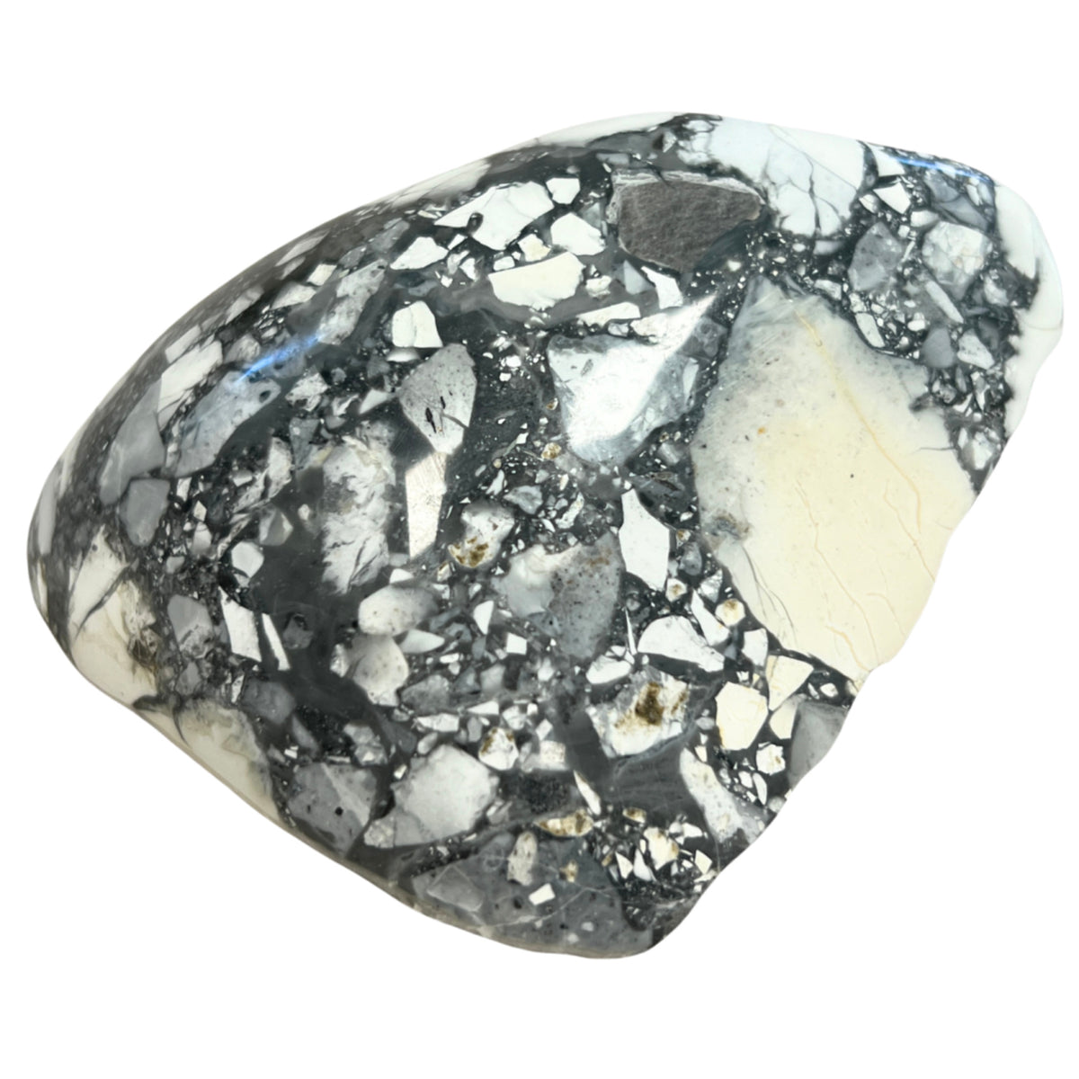 Maligano jaspis halvpolerad, 5 x 8 x 8 cm, nr 03 (297 g)