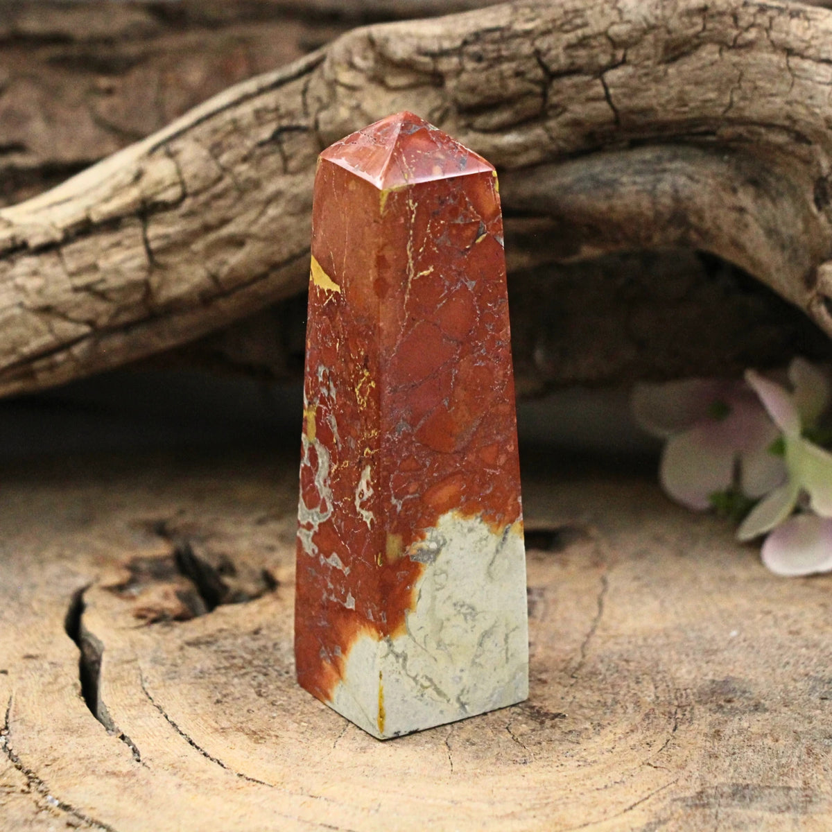 Maligano jaspis obelisk, 8,9 cm, nr 13