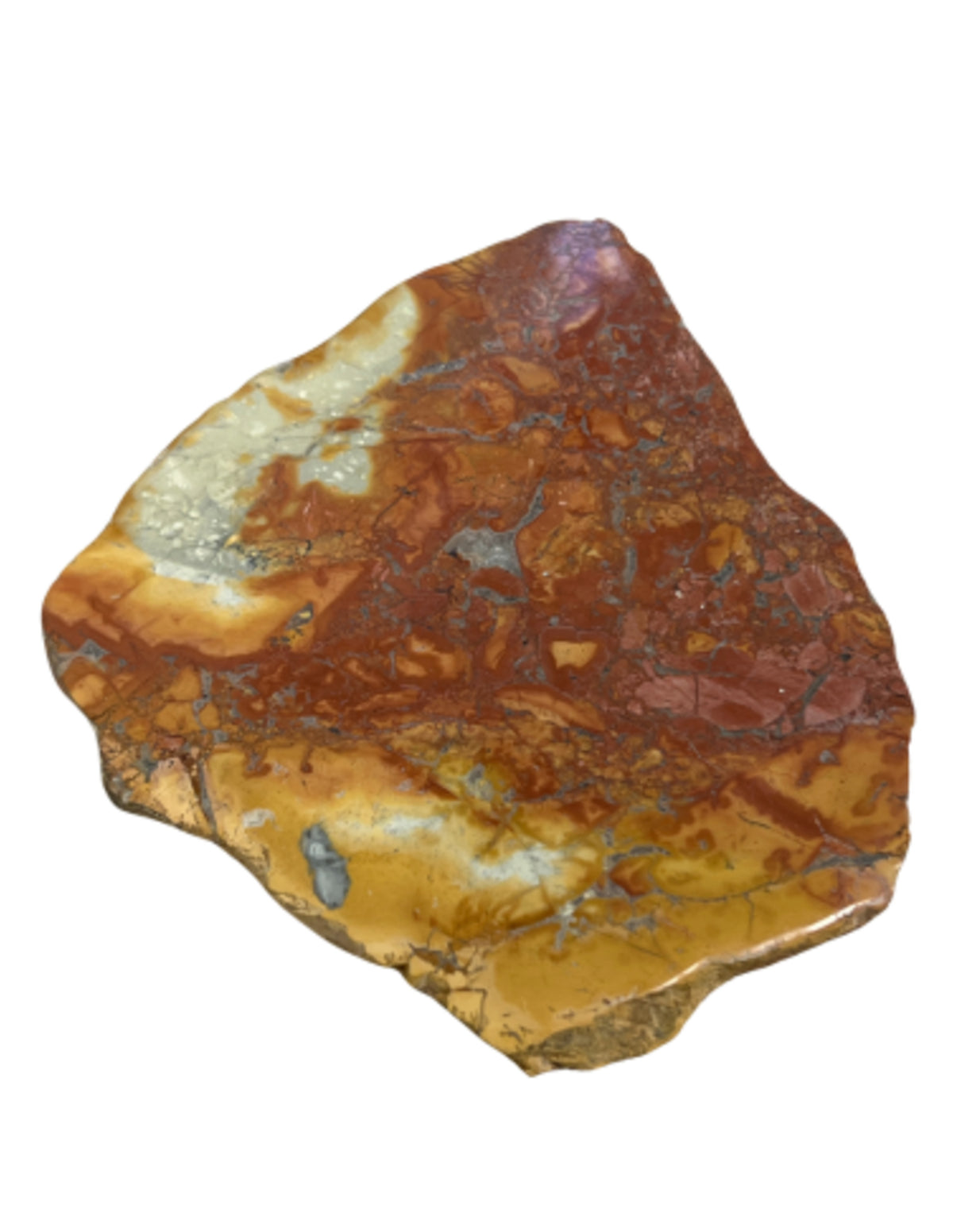 Maligano jaspis skiva, 11 cm, nr 02