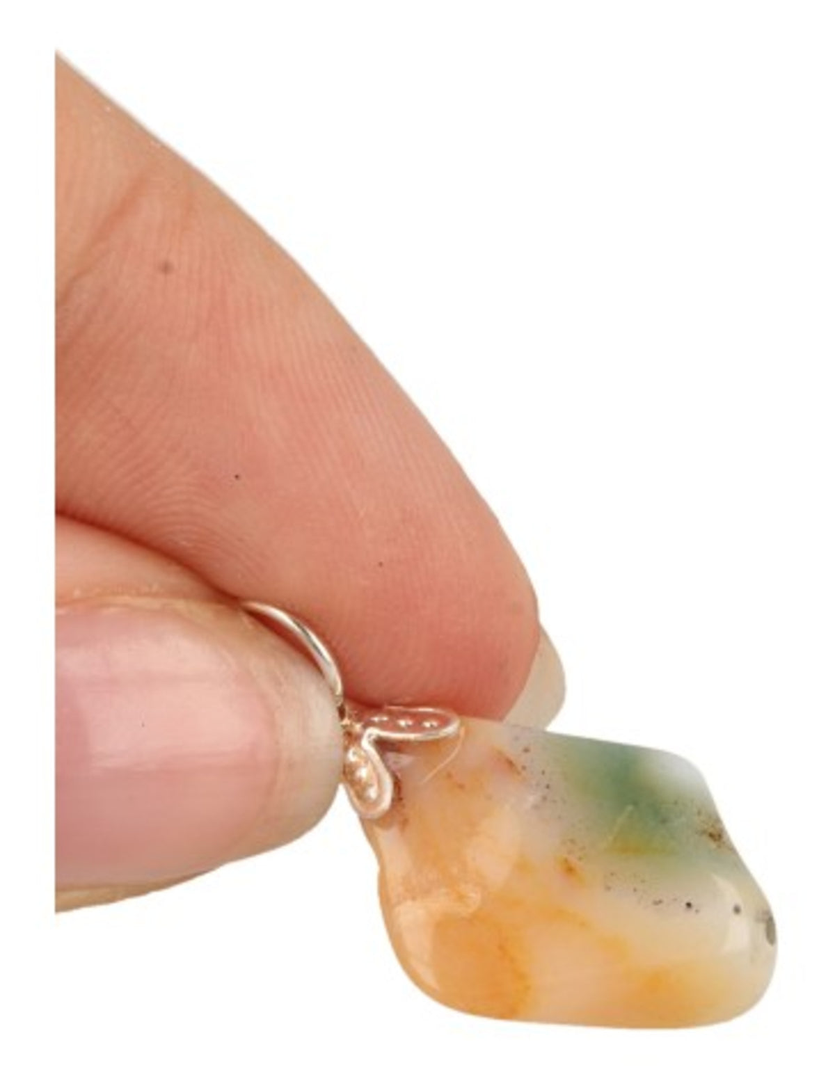 Oceanjaspis hänge, mångfärgad, 3 till 4 cm