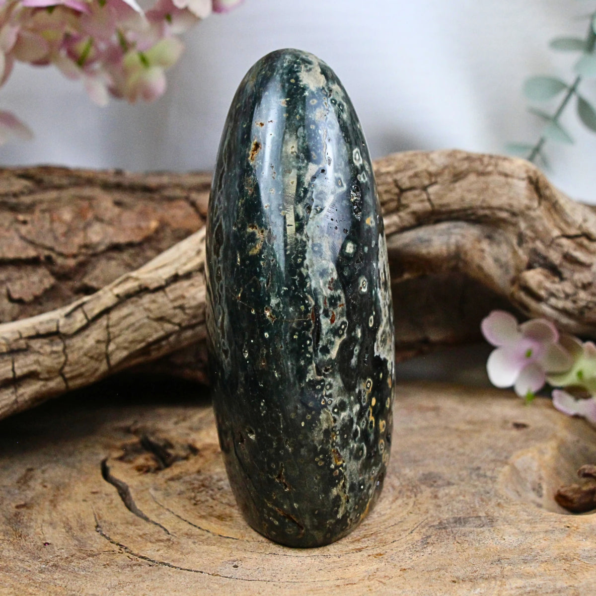 Oceanjaspis skulptur, 13,7 cm, nr 02