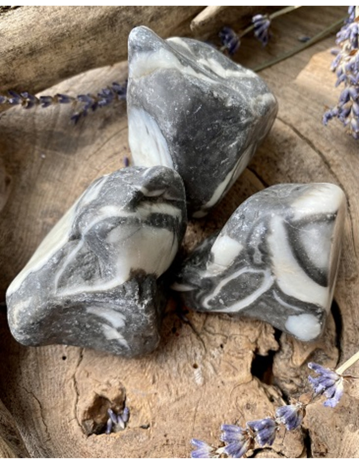 Skaljaspis (musselsten) råa stenar, 400 g