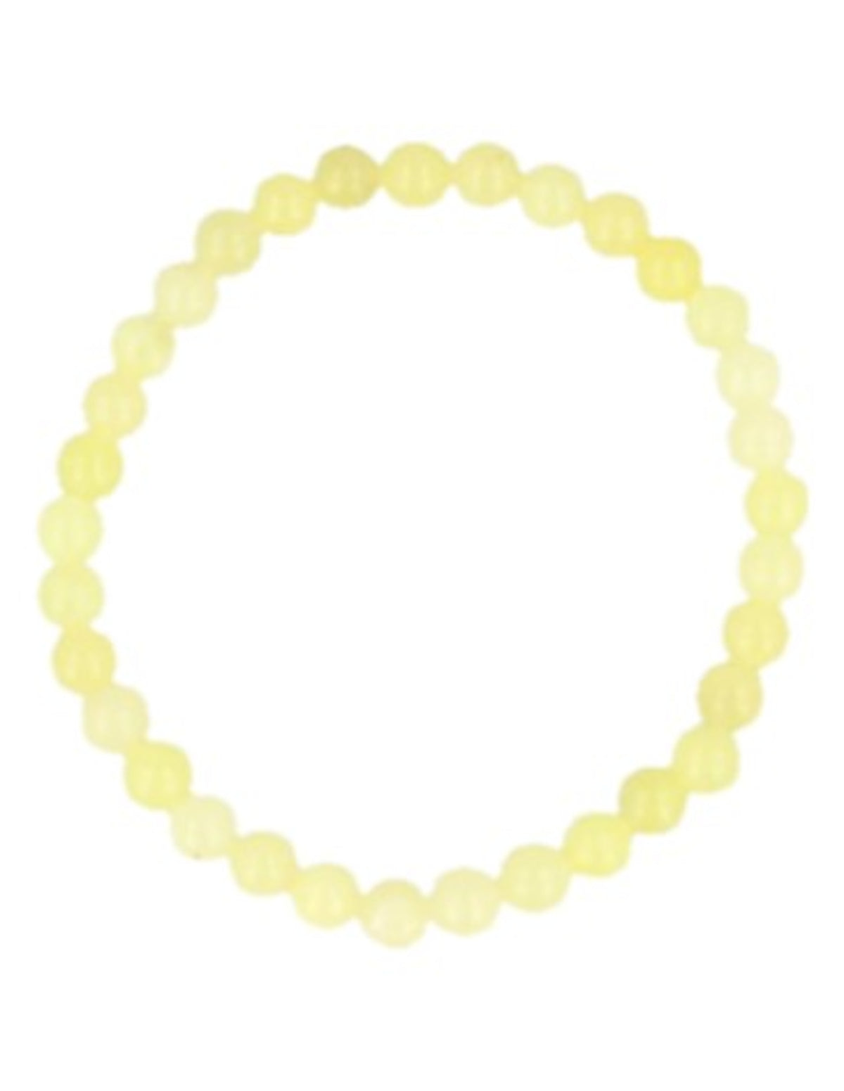 Jade armband för barn, olivgröna pärlor, 4 mm, 15 cm