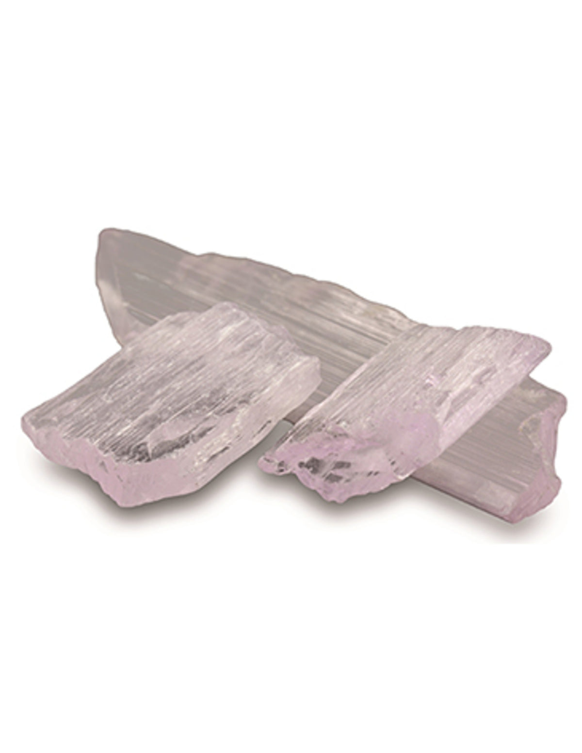 Kunzit rosa råa kristaller från Afghanistan, 50 g