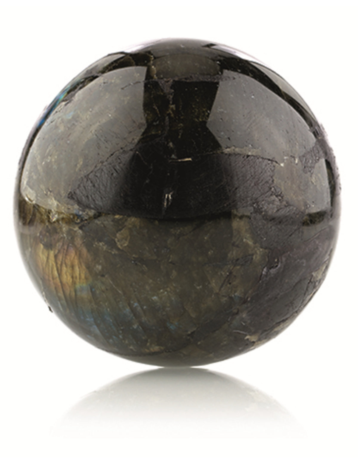 Labradorit kula, 12 cm i diameter
