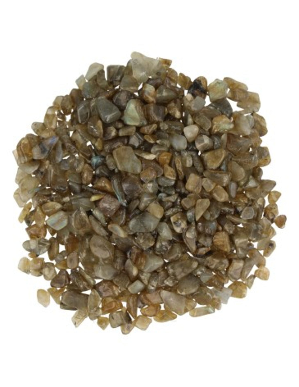 Labradorit trumlade stenar, små, 5 till 10 mm, 250 g