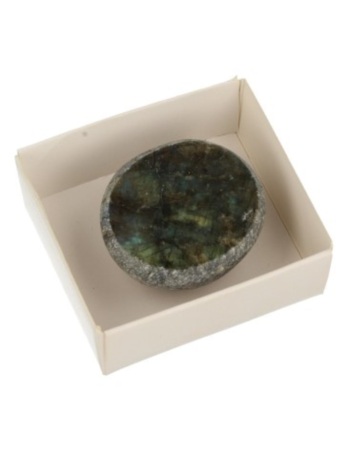 Labradorit ägg, delvis polerat, 3 till 4 cm