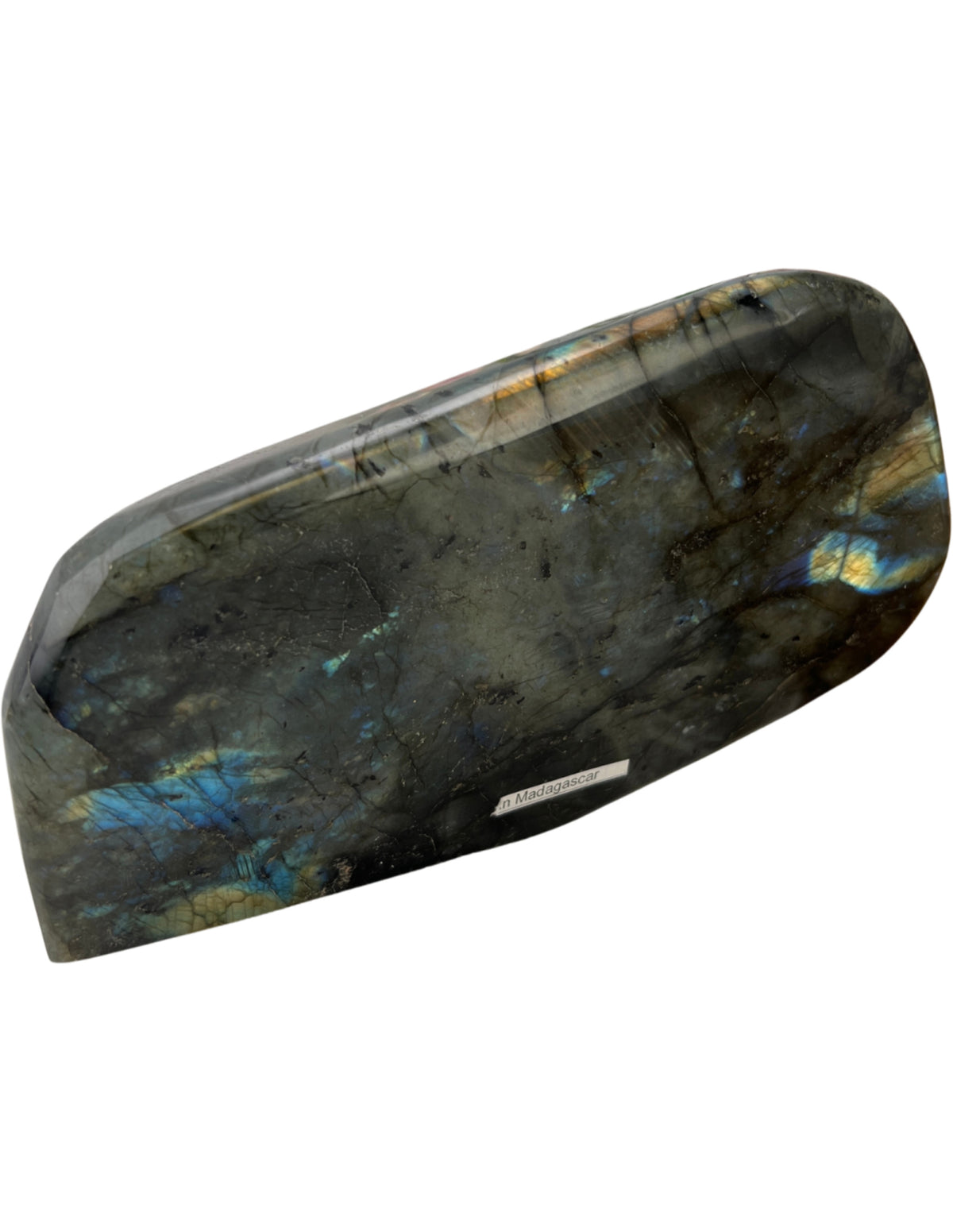 Labradorit skulptur, 18,5 cm, 1,69 kg, nr 44