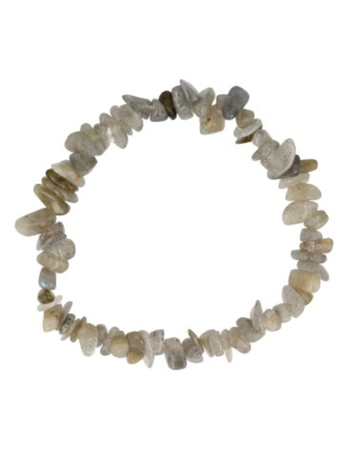 Labradorit armband med splitstenar, 5 till 10 mm