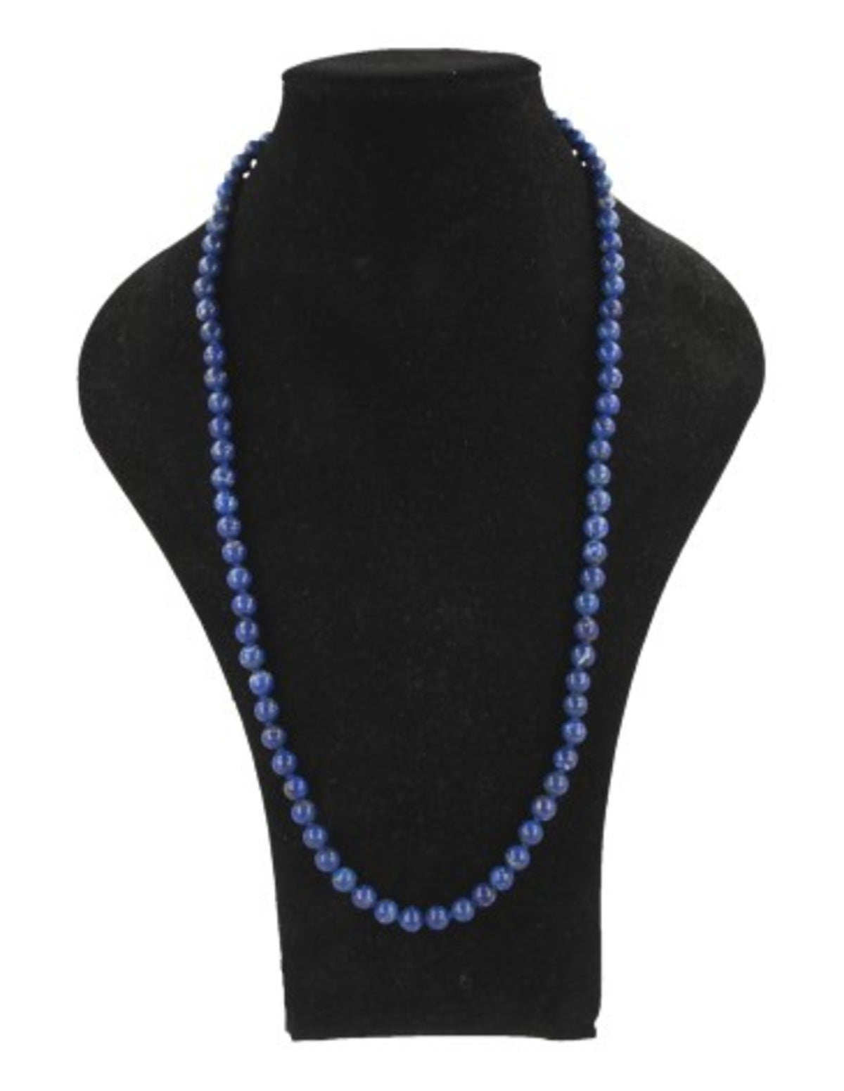 Lapis lazuli halsband, 8 mm pärlor, 73 cm, 67 g