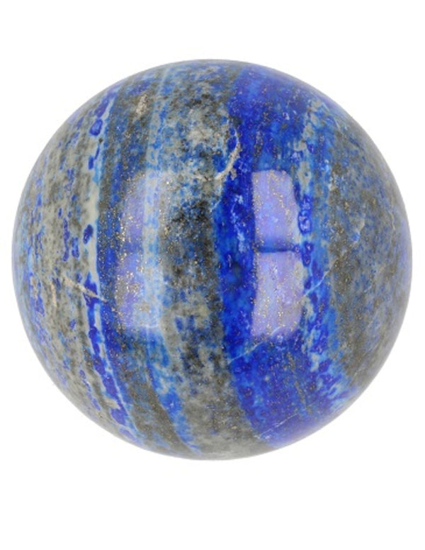 Lapis lazuli kula, handpolerad, ca 7,5 cm, 750 g