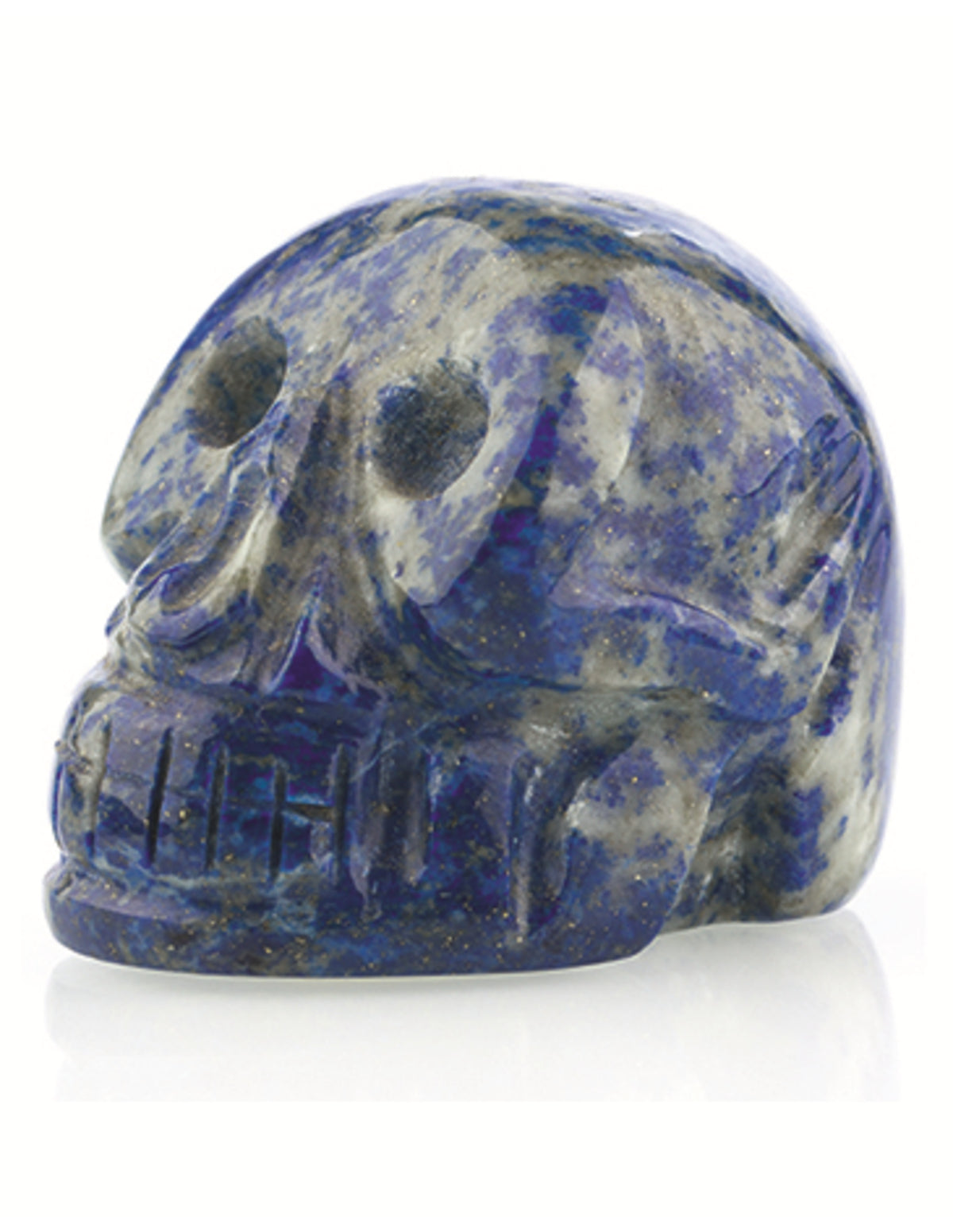 Lapis lazuli dödskalle, 4,5 cm
