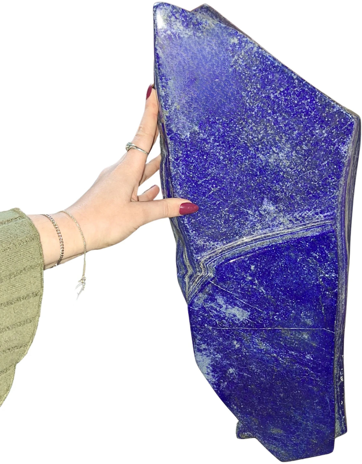 Lapis lazuli skulptur, stor, 55 cm, nr 82