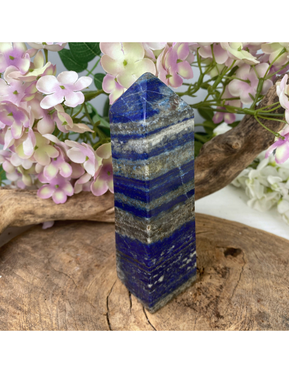 Lapis lazuli obelisk, 15 cm, 613 g, nr 01