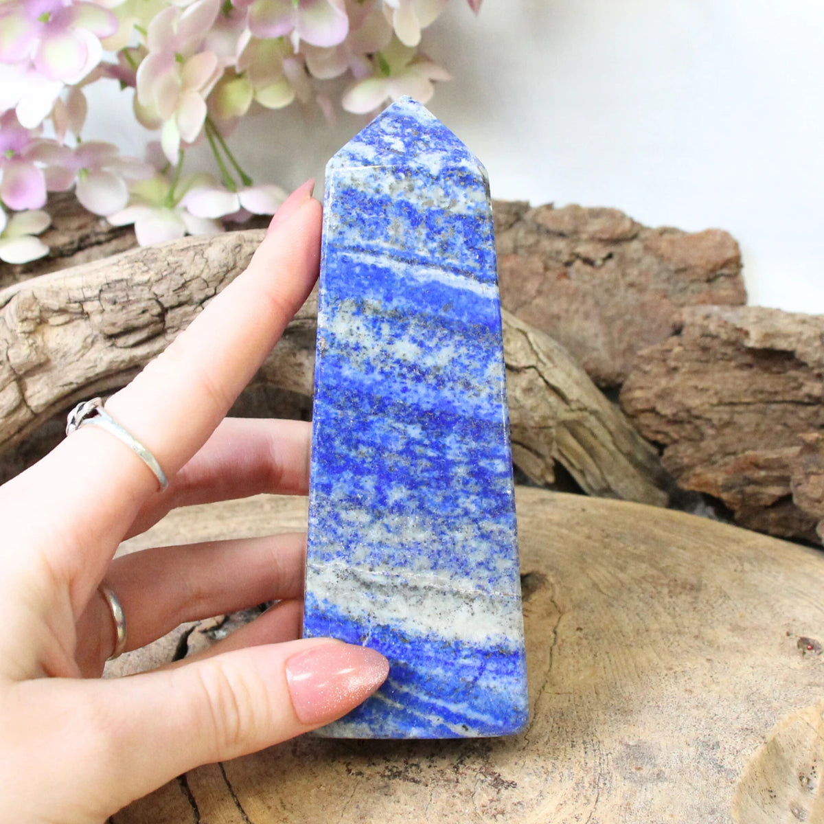 Lapis lazuli obelisk, 12,3 cm, nr 10