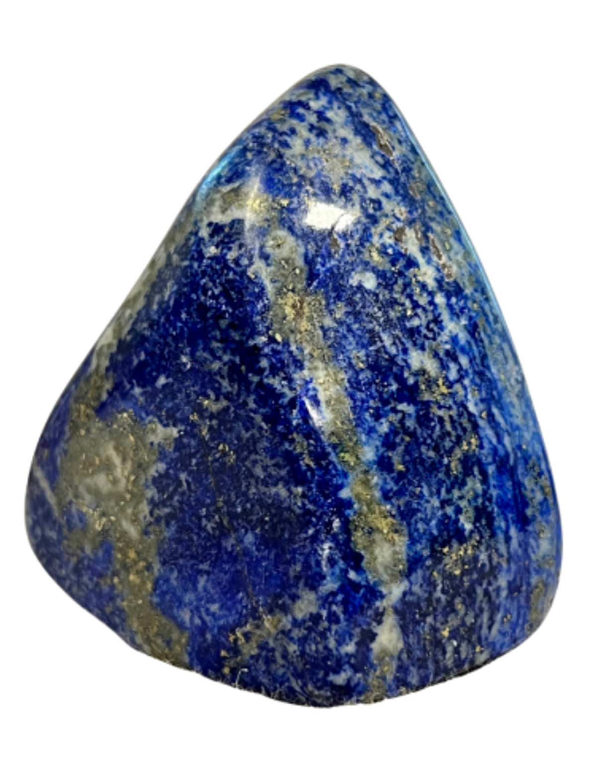 Lapis lazuli skulptur, polerad, 100 till 150 g