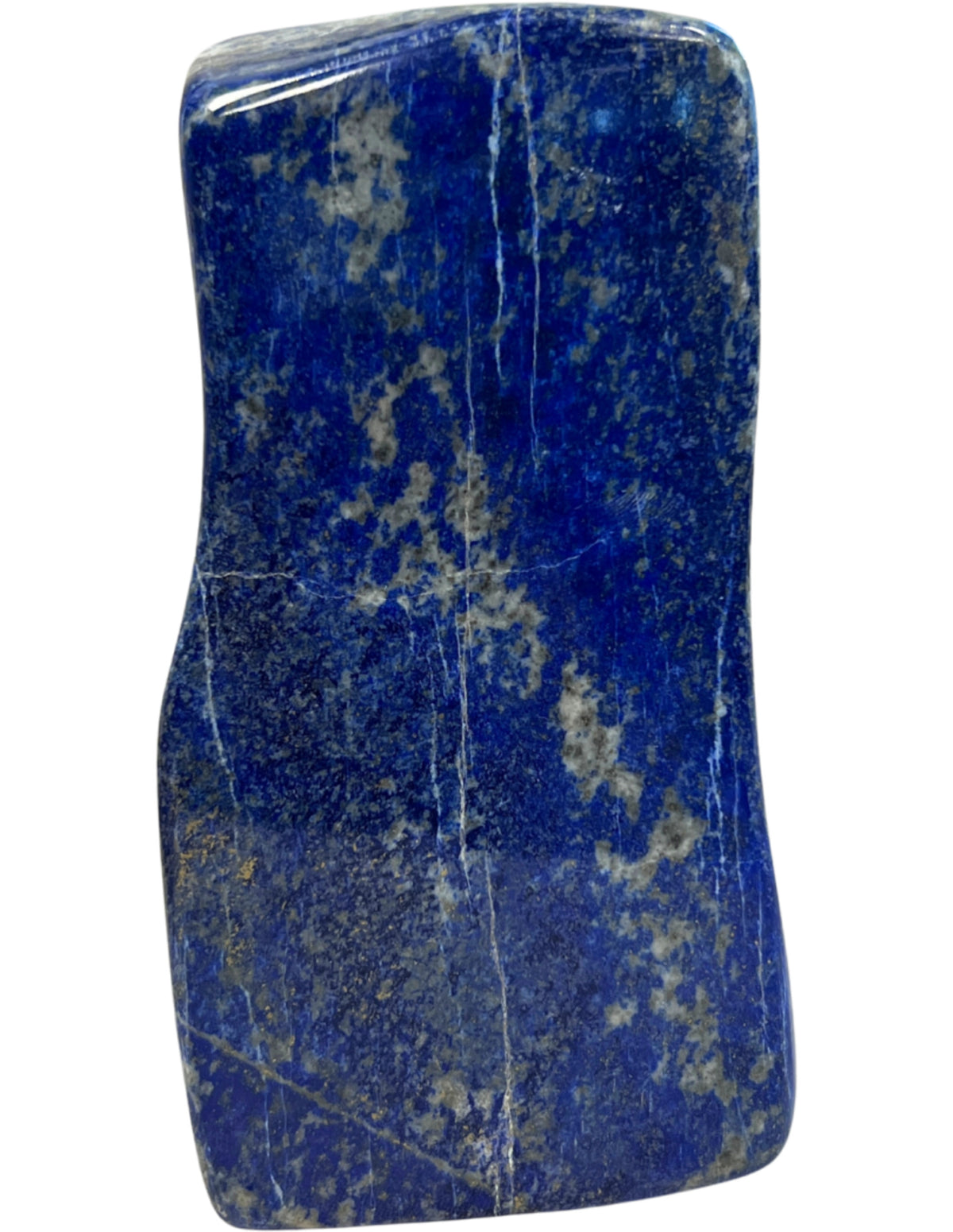 Lapis lazuli skulptur, polerad, 7,5 x 4 x 14 cm, nr 7