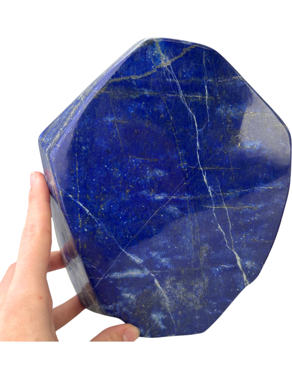 Lapis lazuli skulptur, 20 cm, 3,555 kg, nr 08
