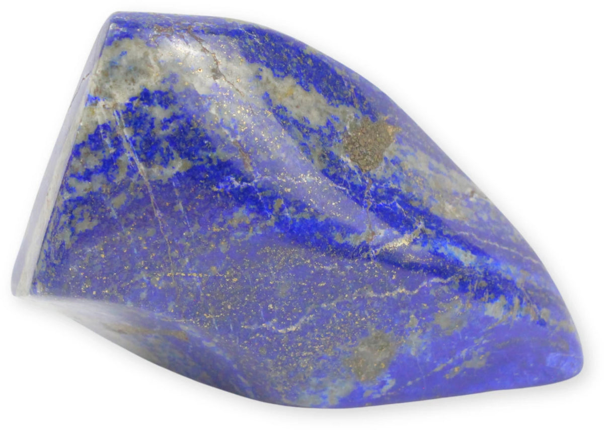 Lapis lazuli skulptur, polerad, 8,2 x 3,3 x 11 cm, nr 29