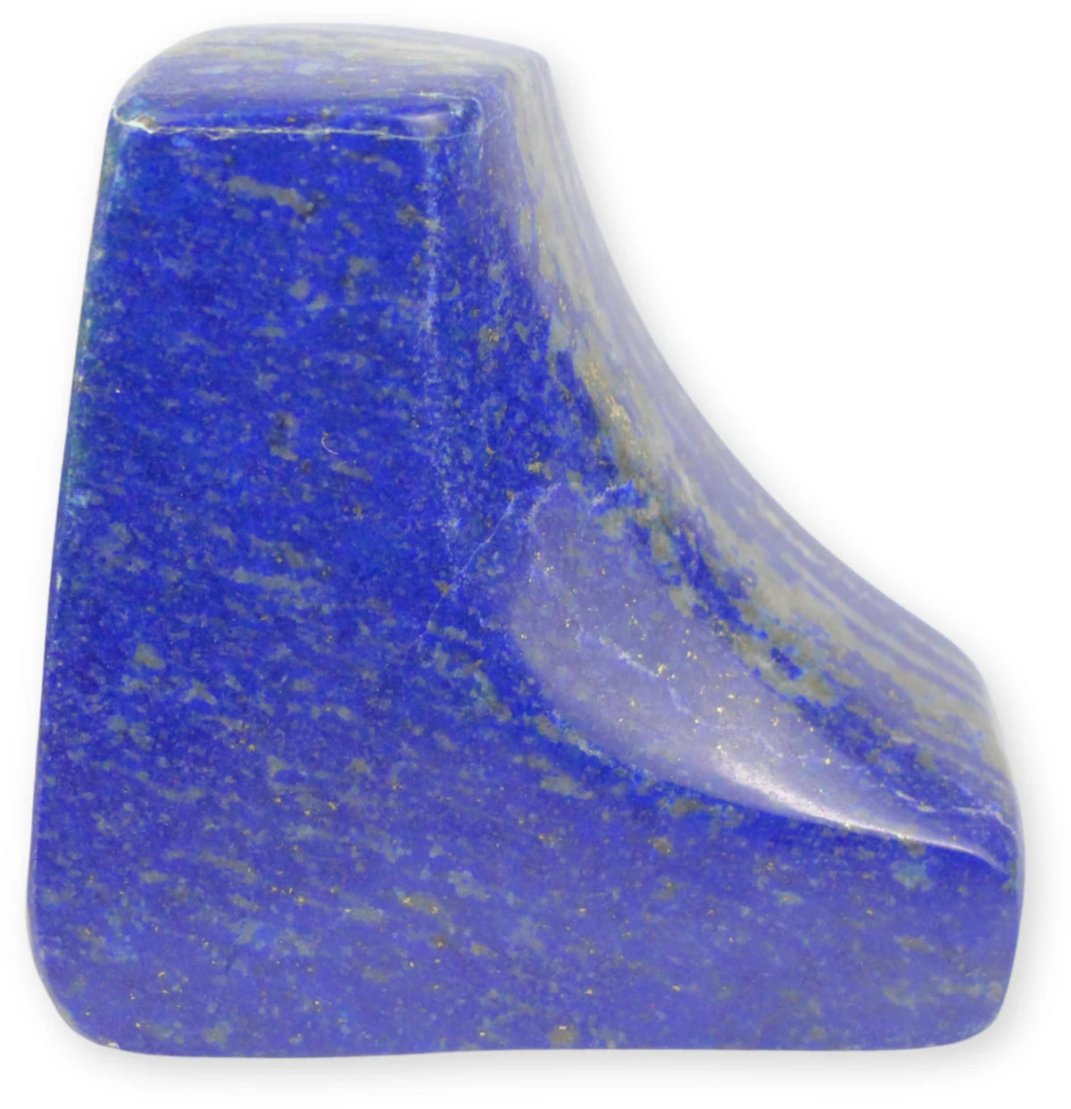 Lapis lazuli skulptur, polerad, 7,7 x 3,1 x 8 cm, nr 31