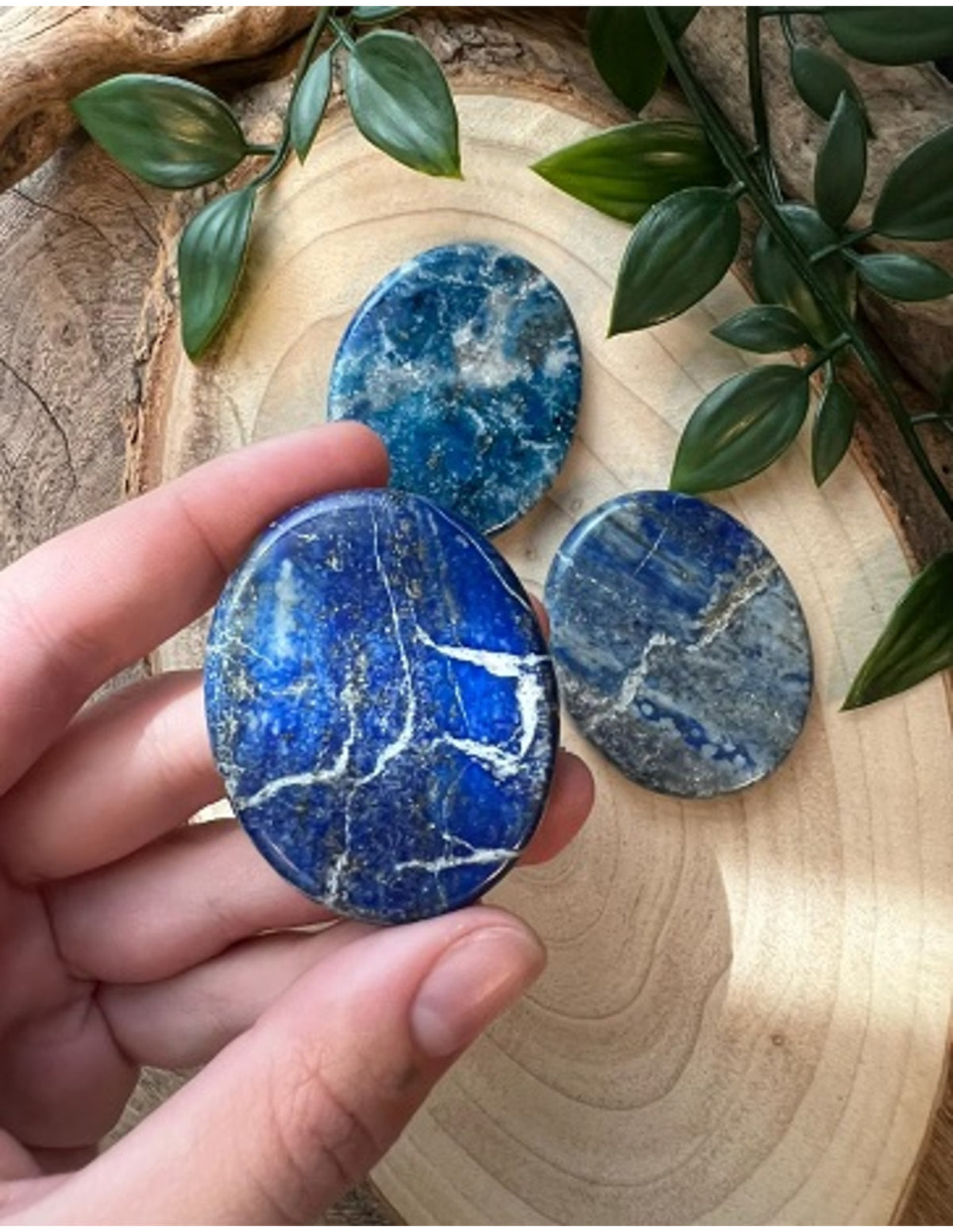 Lapis lazuli ficksten, 4 till 5 cm