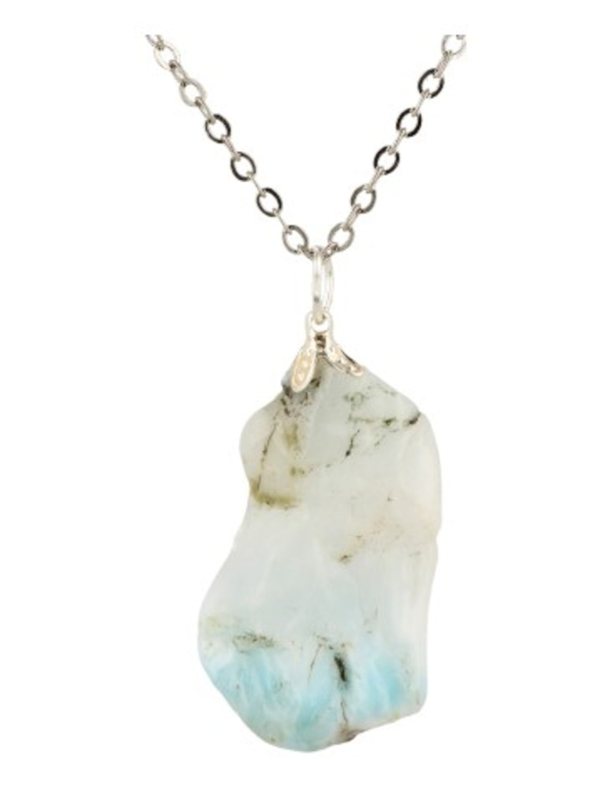 Larimar hänge, blågrönt