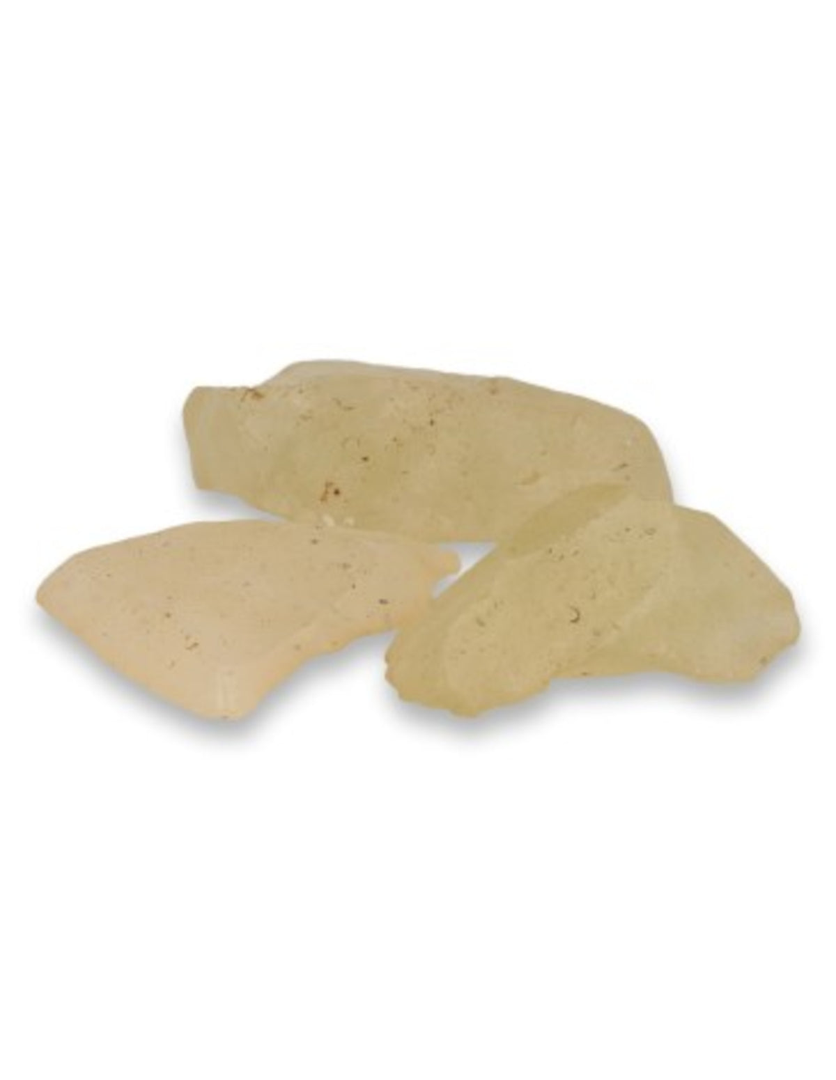 Libyskt glas råa bitar, naturligt glas, 50 g