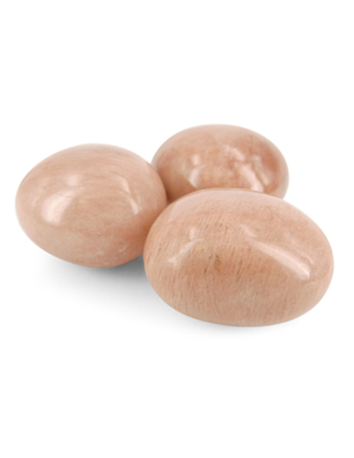 Månsten trumlade stenar, orange, 100 g, 2 till 4 cm