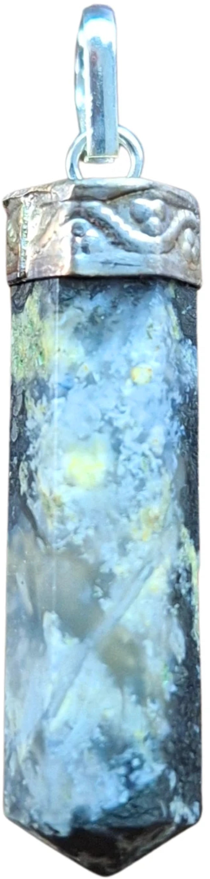 Markasit hänge i spetsform, 4,5 cm