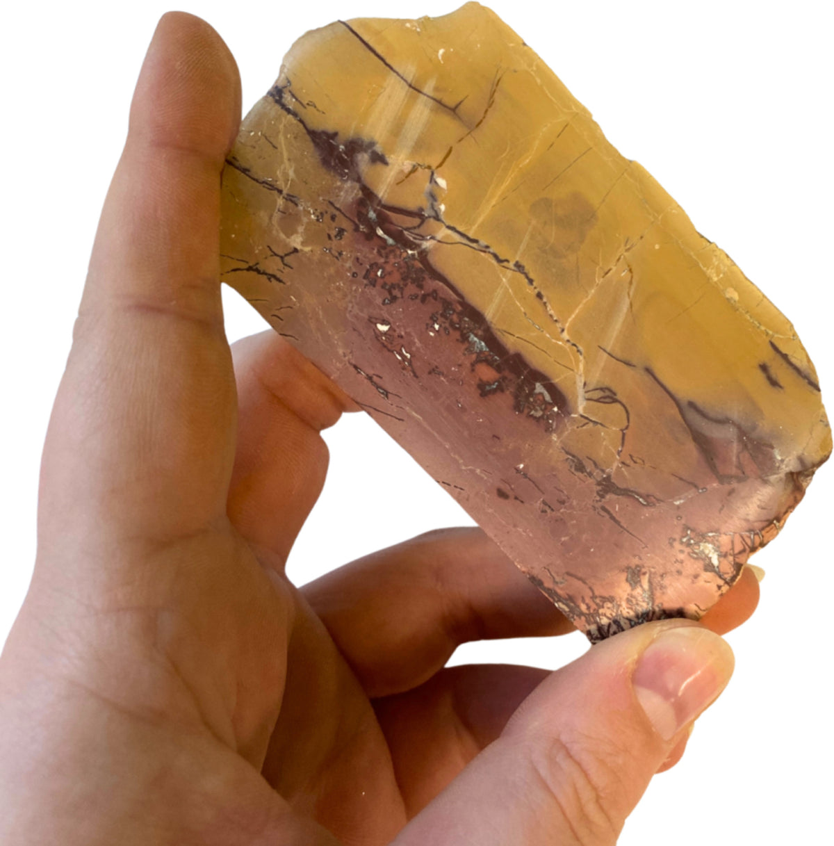 Mokait skiva från Australien, 9,6 cm, nr 13 (124 g)