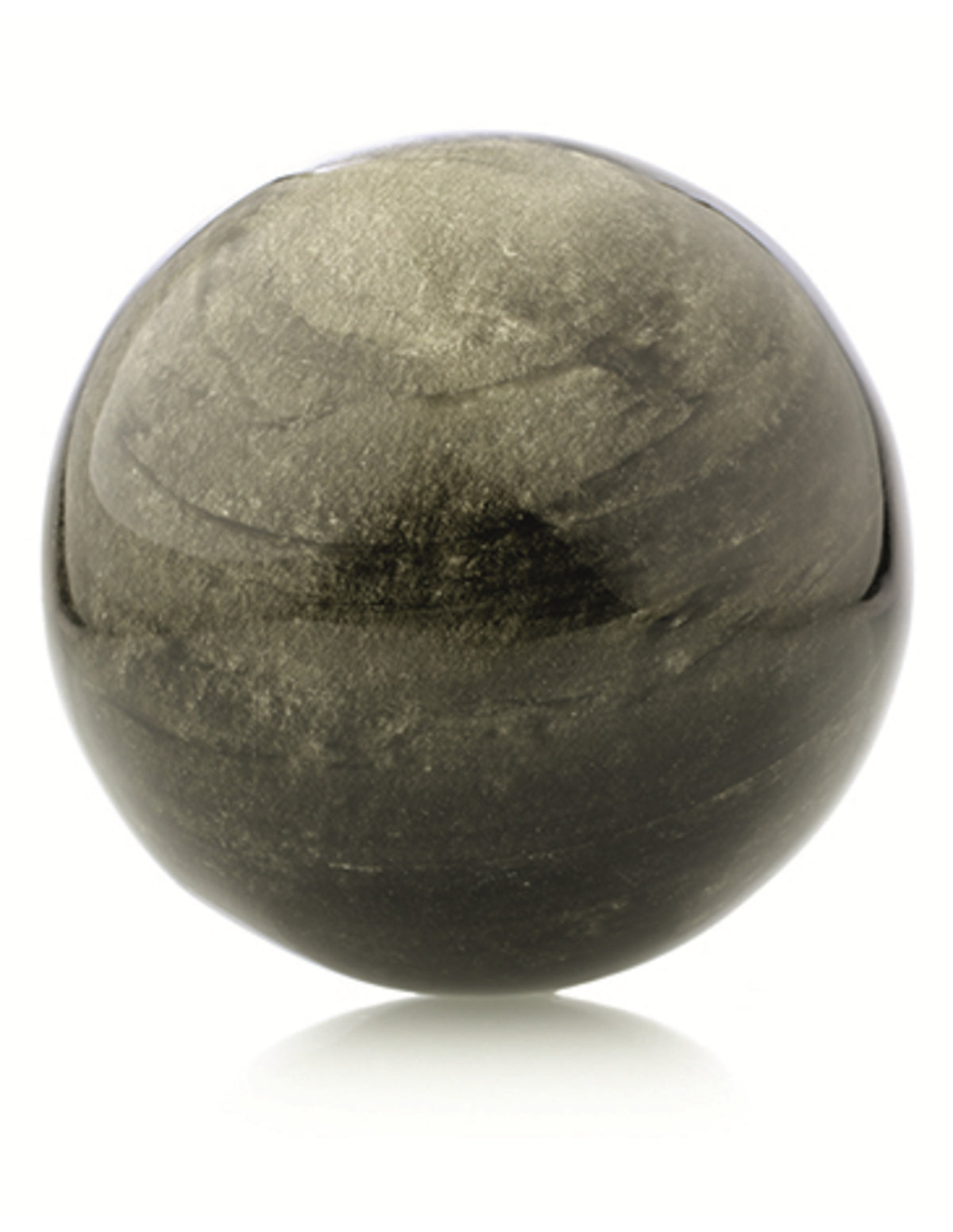 Guldobsidian kula, 8 cm