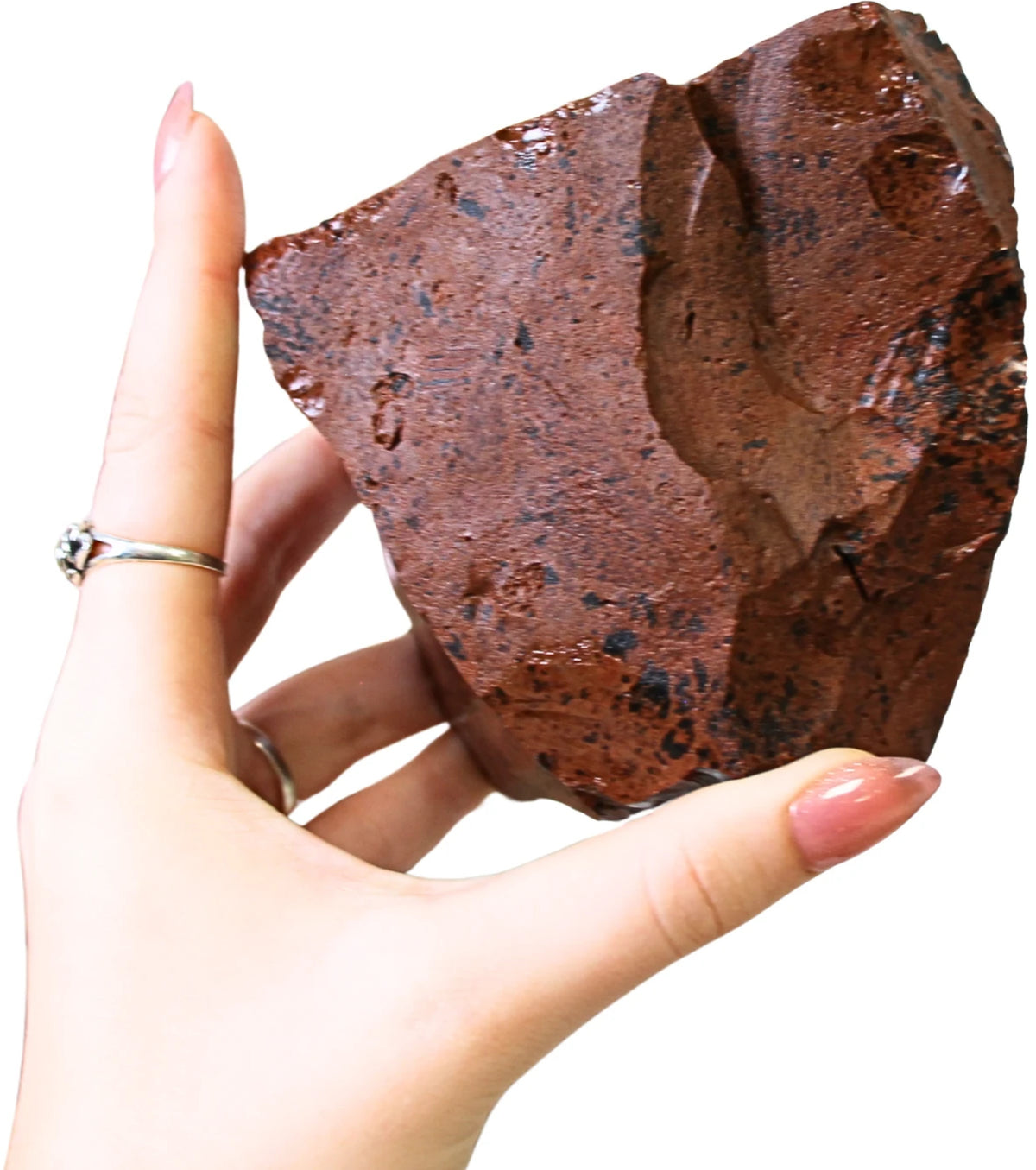 Mahognyobsidian rå sten från USA, 14,3 cm, nr 21