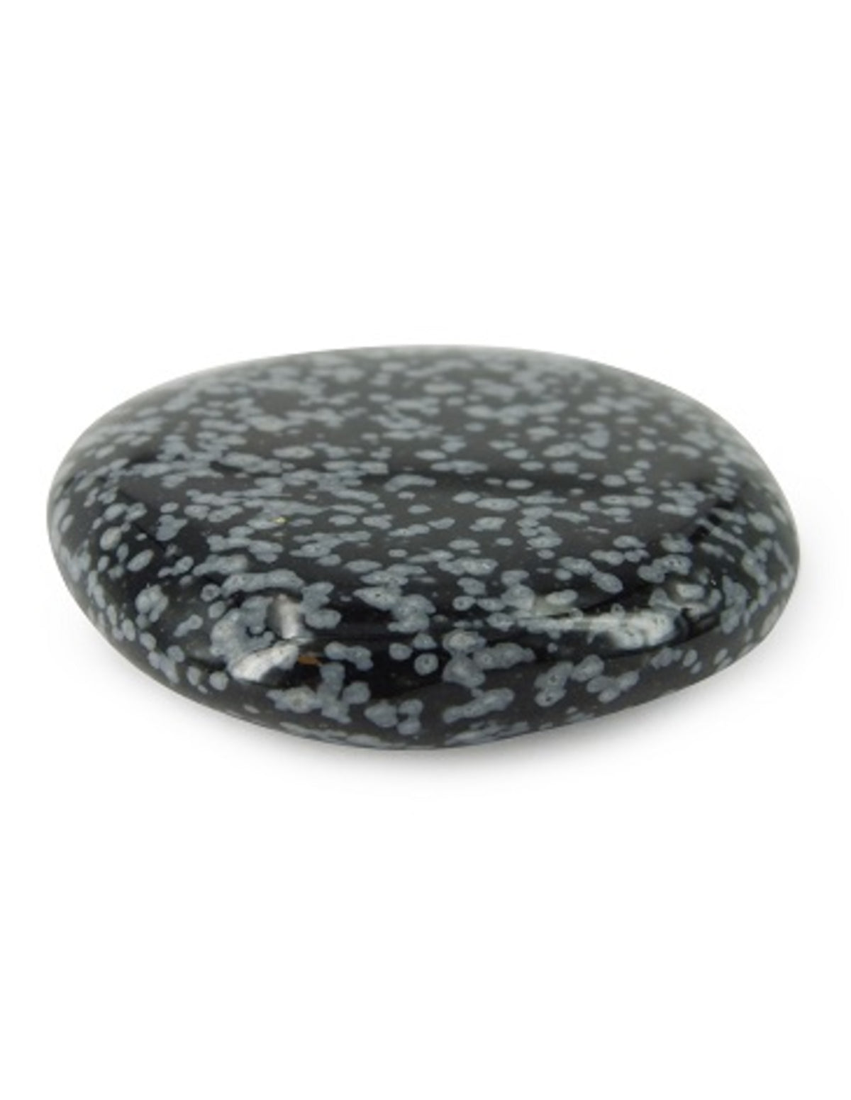 Obsidian ficksten, snöflinga, 3 till 5 cm, Mexiko