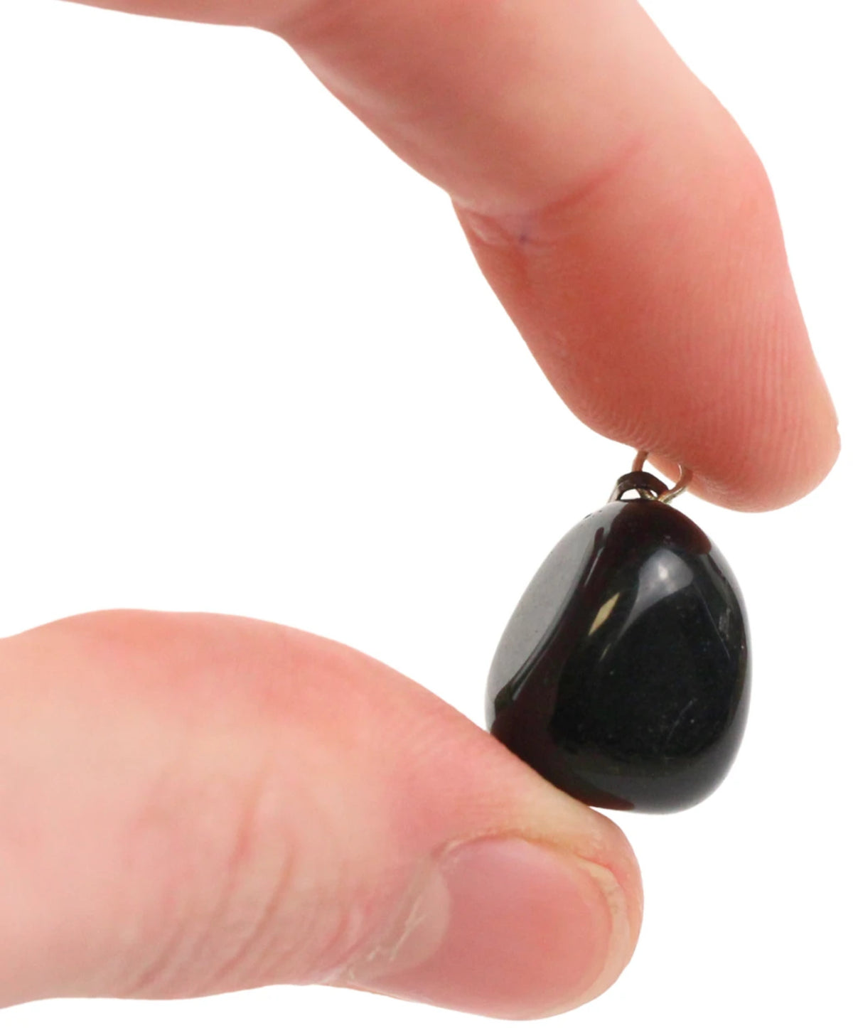 Onyx hänge, borrat, kubformat, 1,7 cm