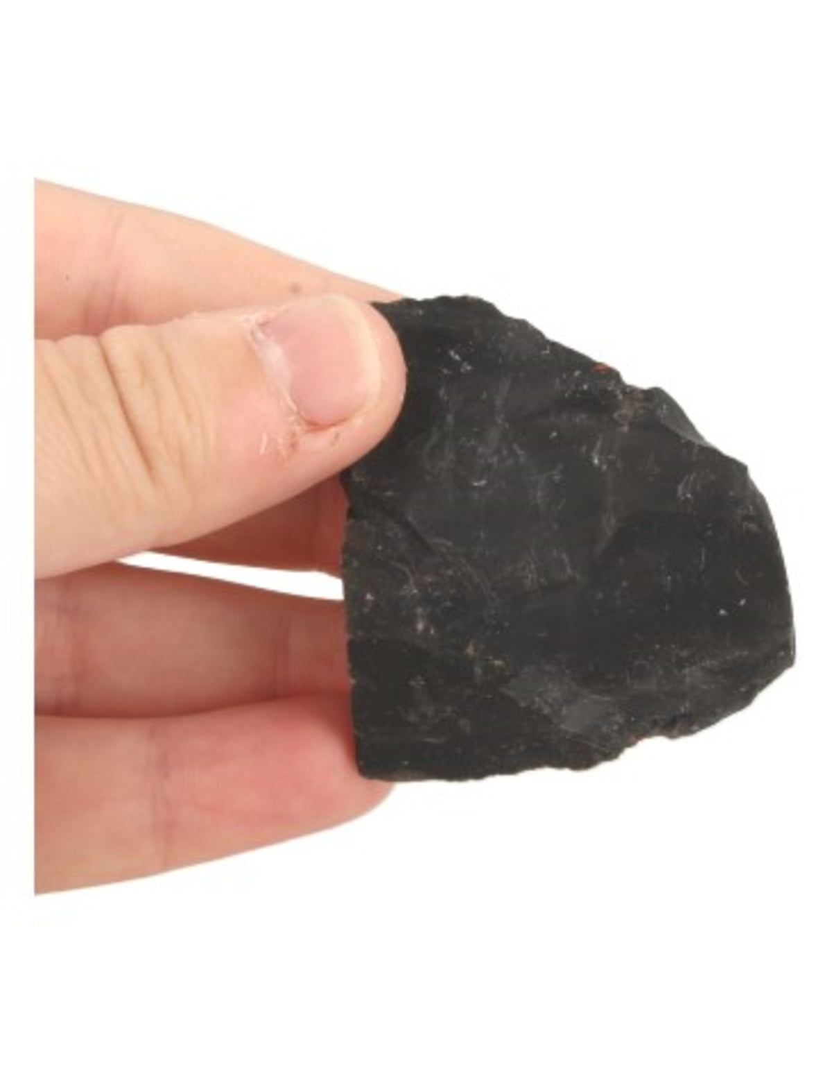 Svart onyx råa stenar från Indien, 250 g