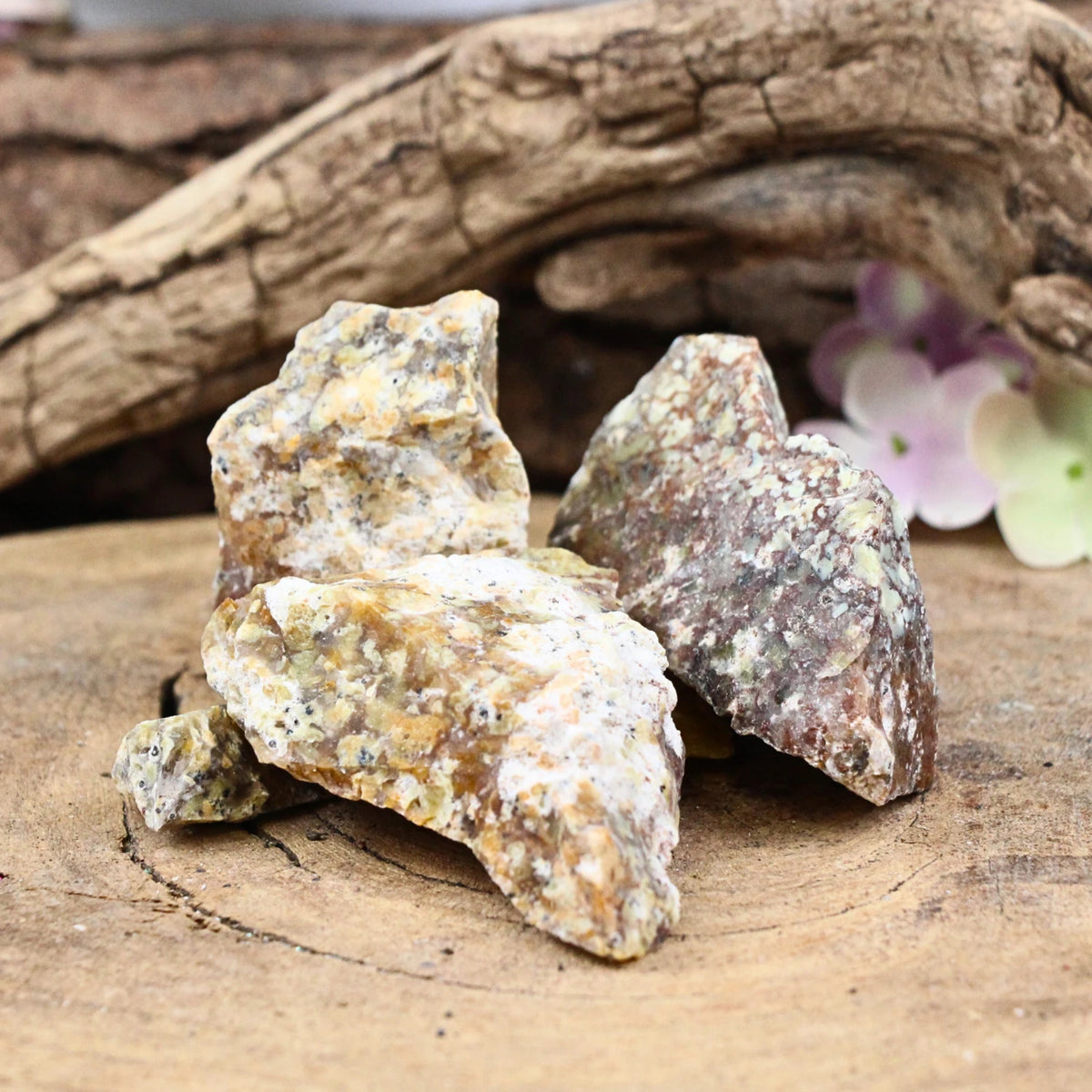 Opal dendrit råa stenar, 250 g