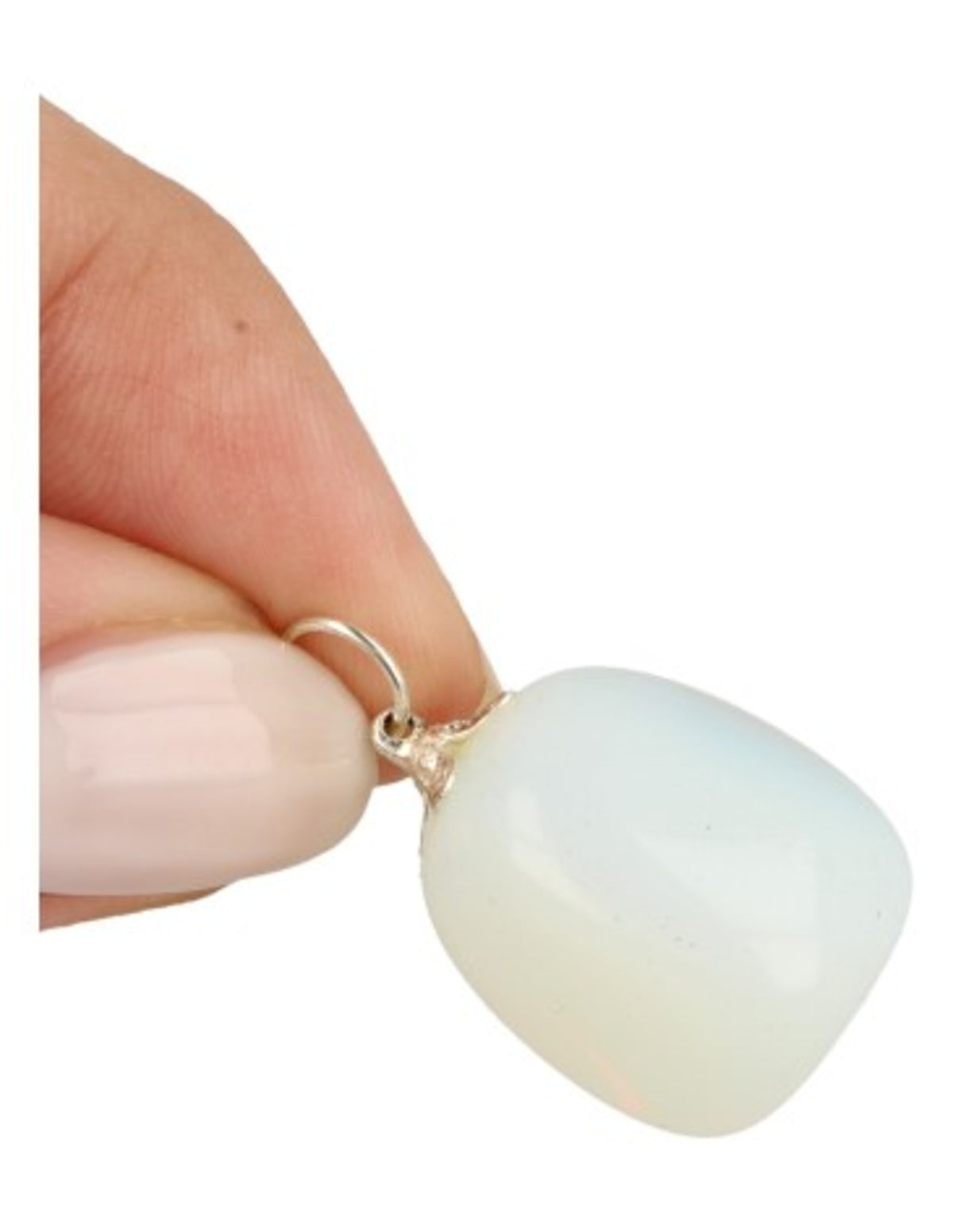 Opalit hänge (glas), litet, 10 till 15 mm