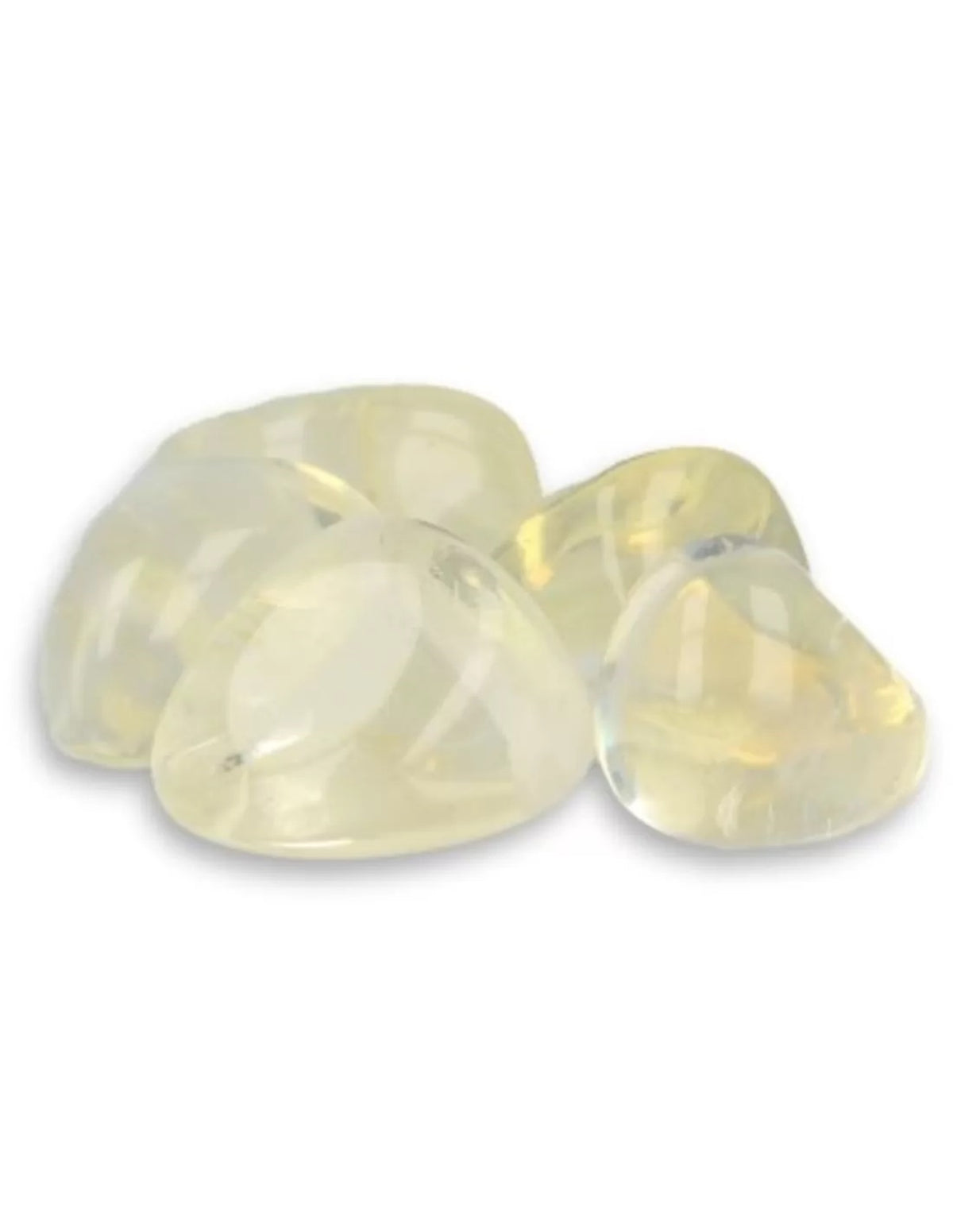 Opalit trumlade stenar (glas), gul, 250 g