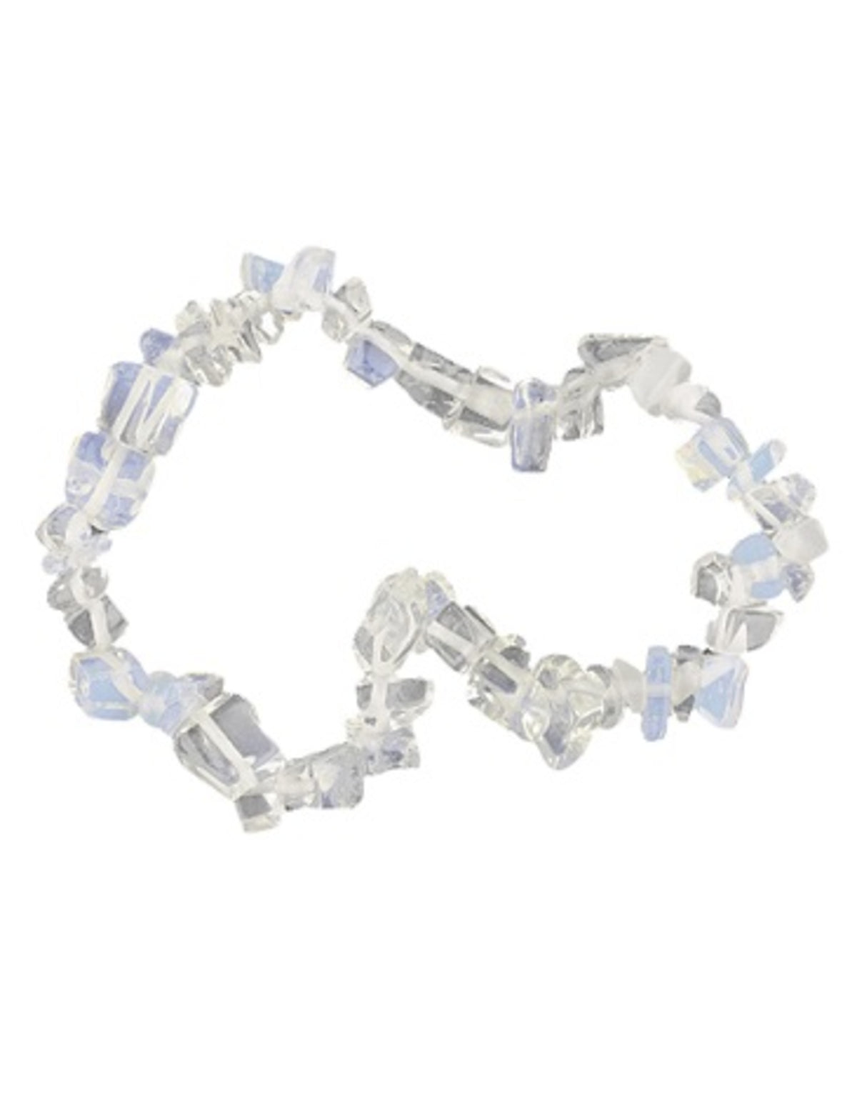 Opalit armband med splitstenar (glas), 5 till 10 mm