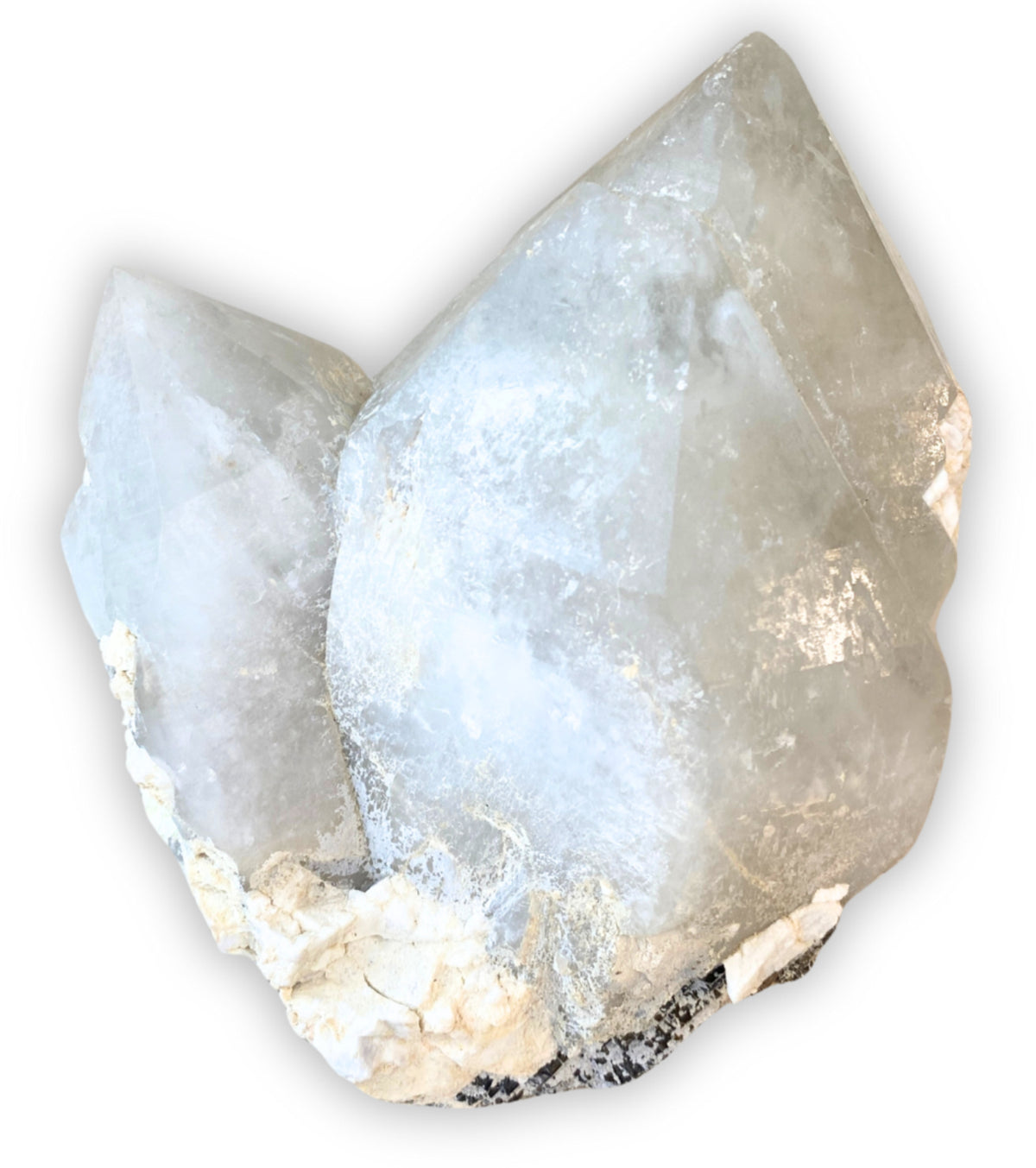 Ortoklas med kvarts, rå, 16,5 x 14 cm, nr 04 (2,11 kg)